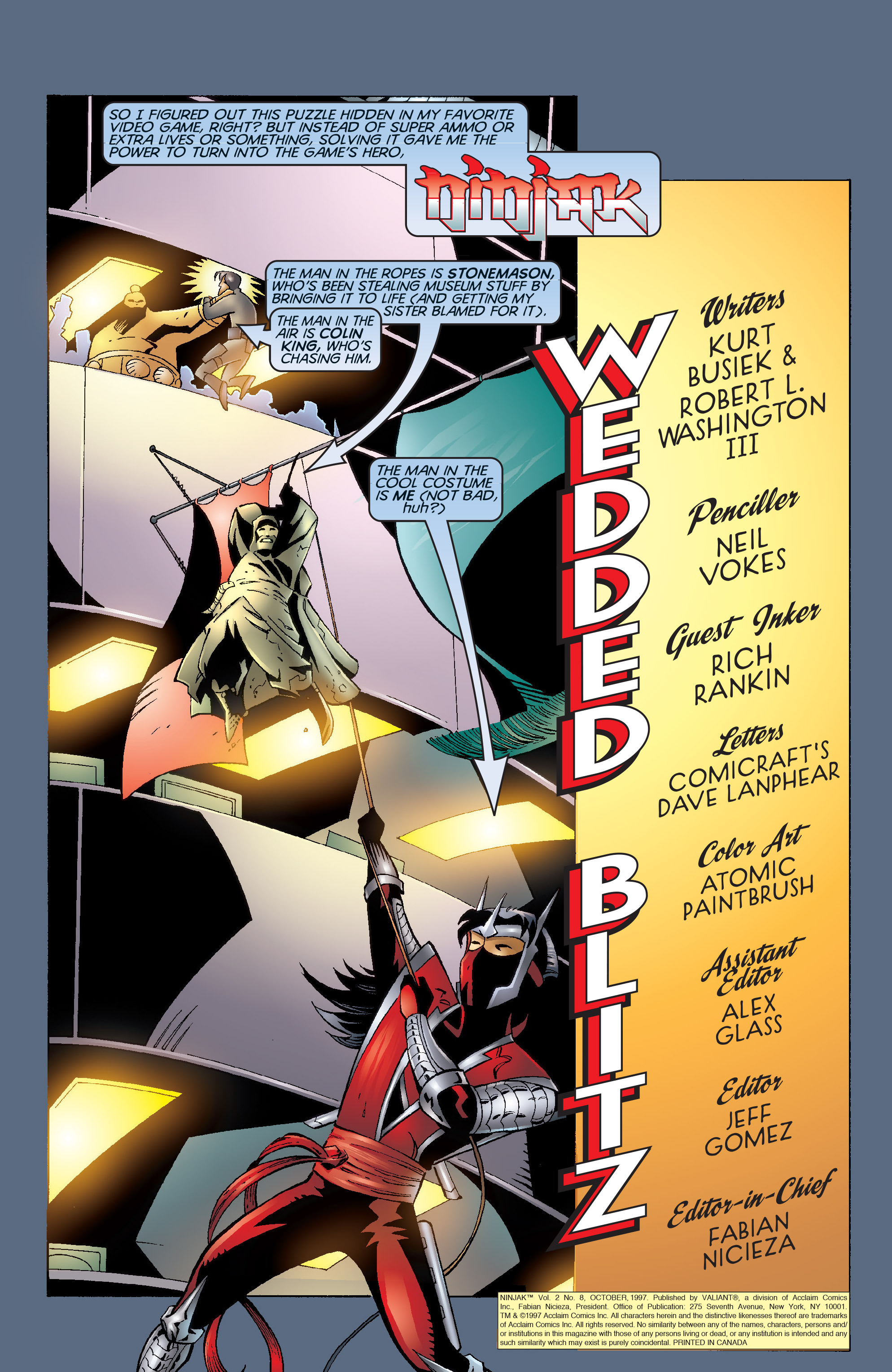 Read online Ninjak (1997) comic -  Issue #8 - 2