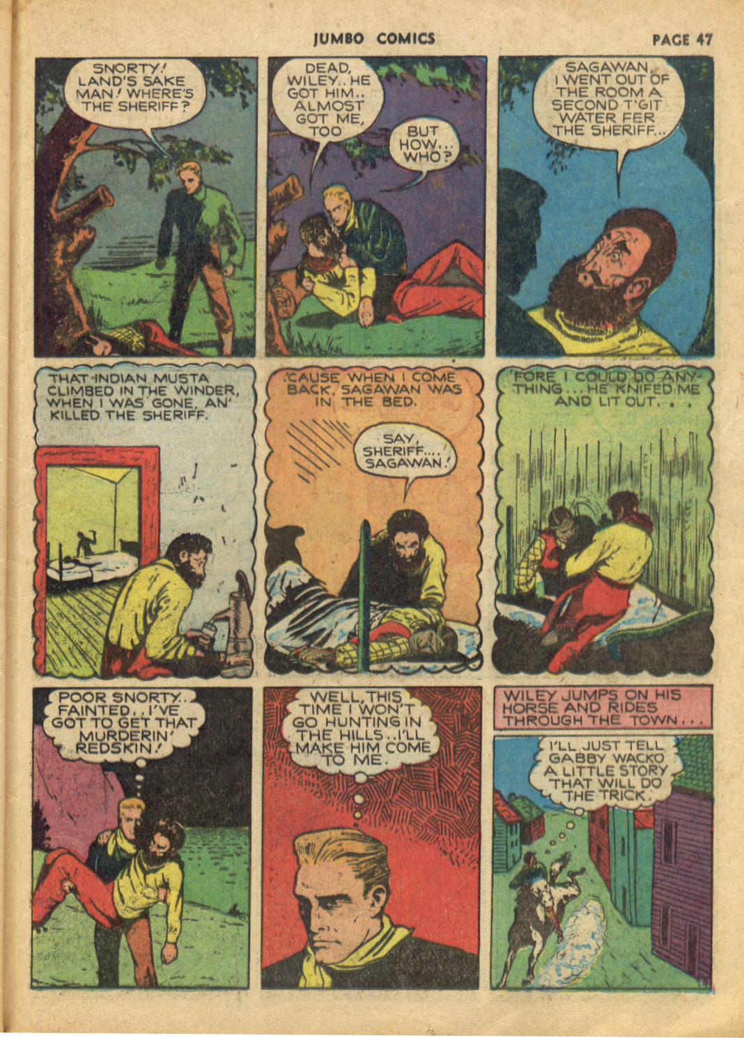 Read online Jumbo Comics comic -  Issue #24 - 49