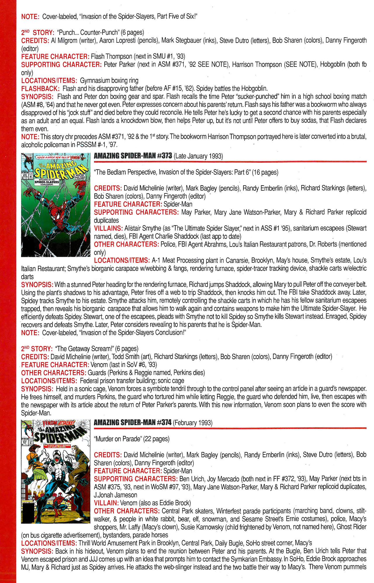 Read online Official Index to the Marvel Universe comic -  Issue #9 - 6