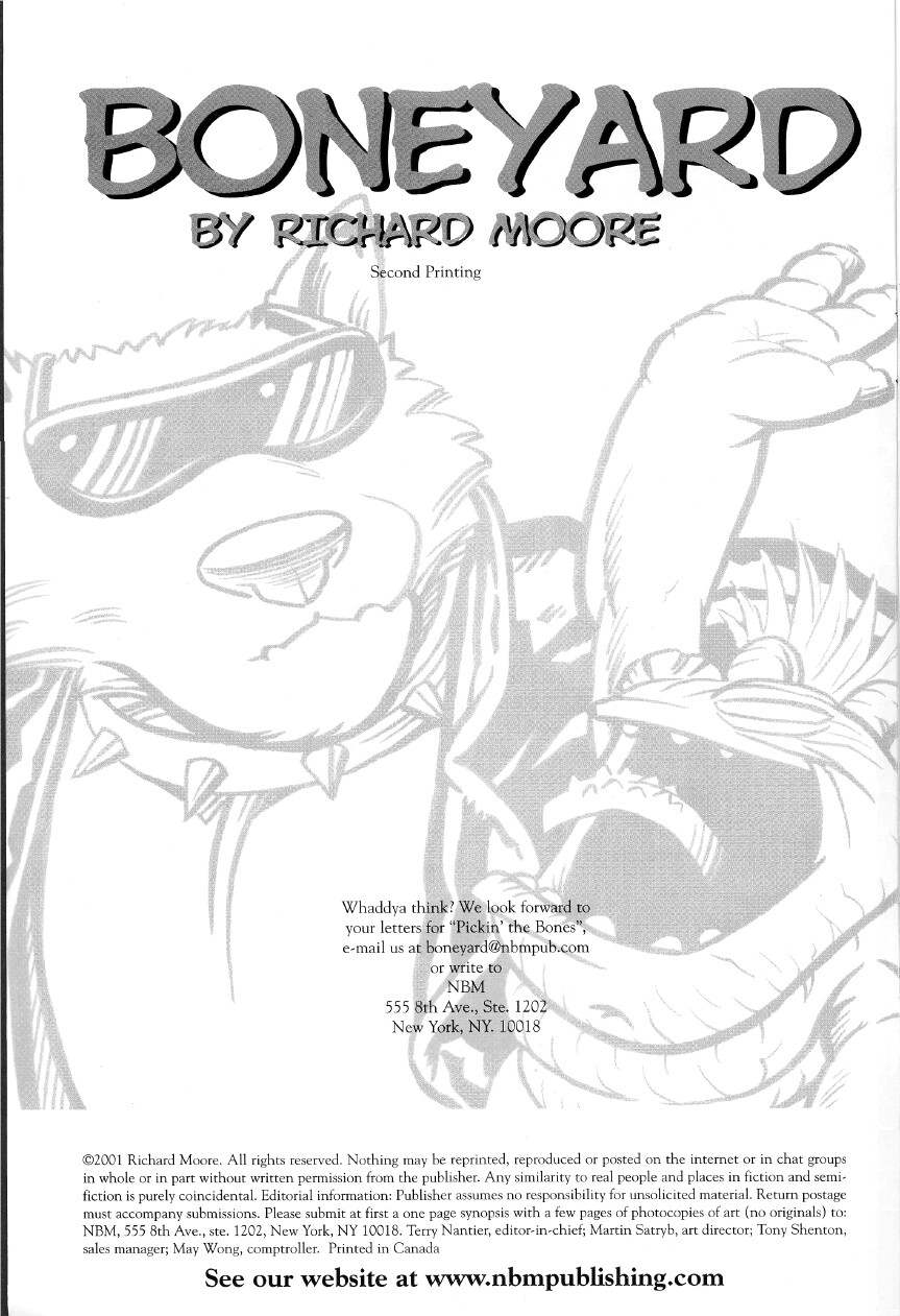 Read online Boneyard comic -  Issue #1 - 2