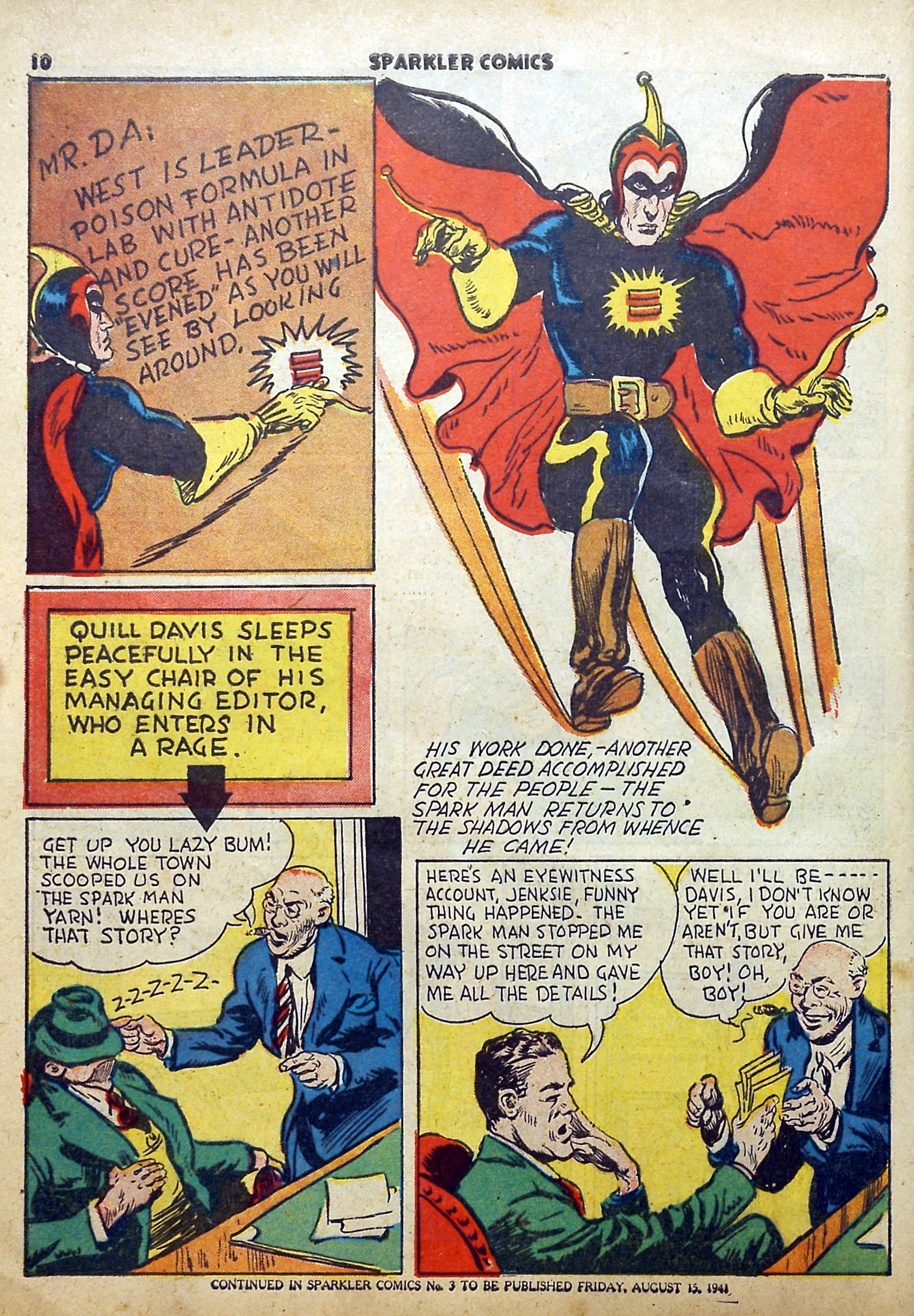 Read online Sparkler Comics comic -  Issue #2 - 12