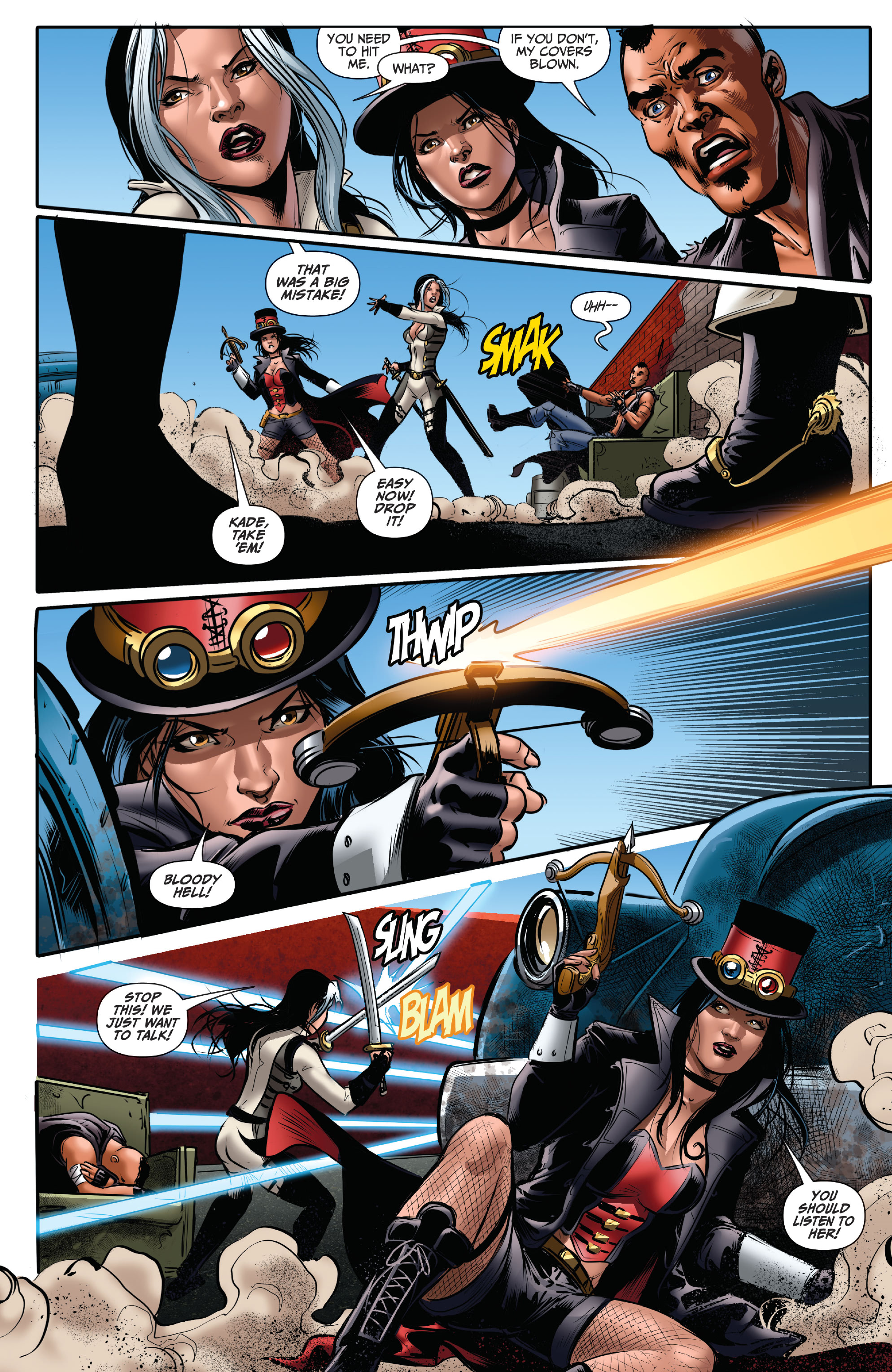 Read online Van Helsing: Steampunk comic -  Issue # Full - 13