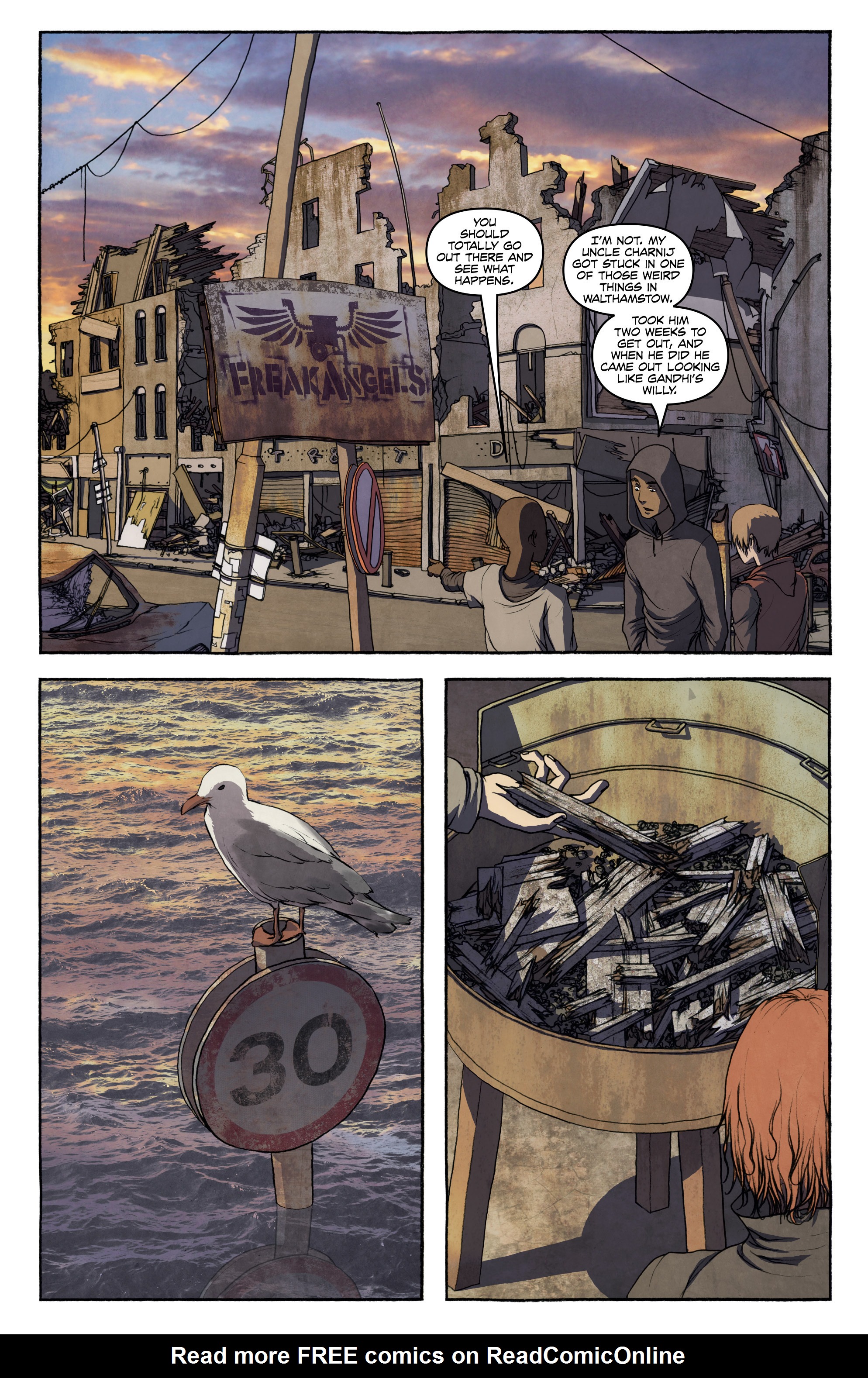 Read online FreakAngels comic -  Issue #5 - 108