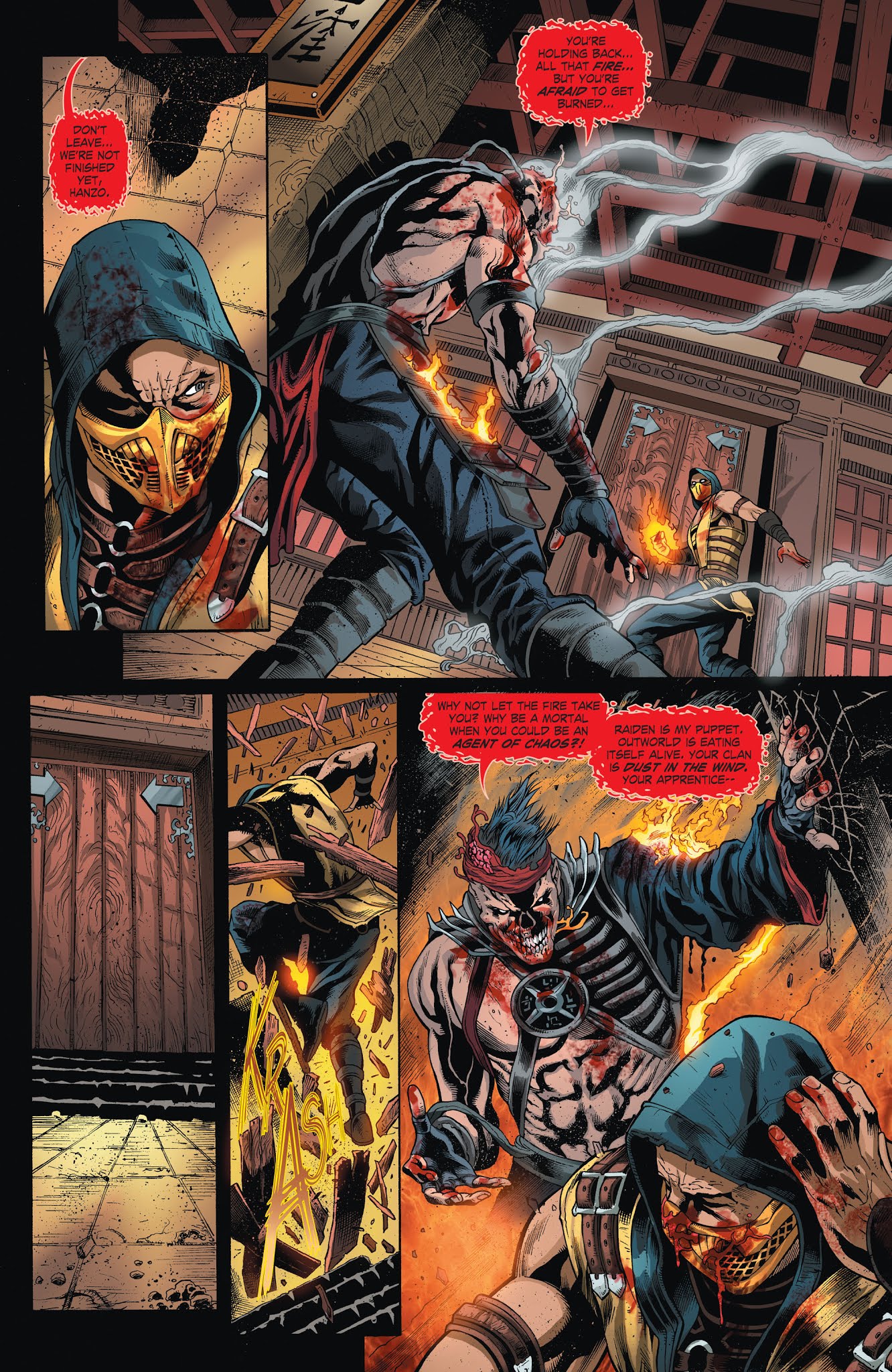 Read online Mortal Kombat X [I] comic -  Issue # _TPB 2 - 120