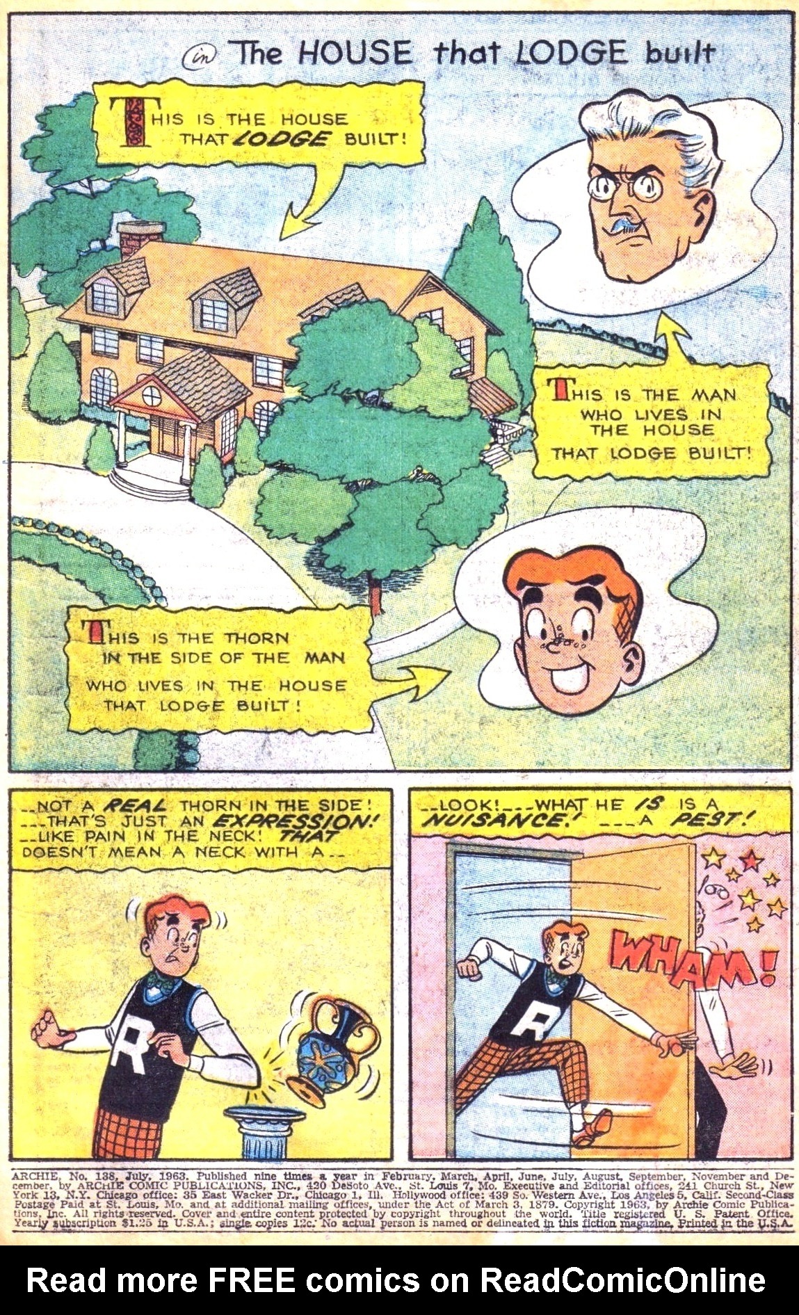 Read online Archie (1960) comic -  Issue #138 - 3