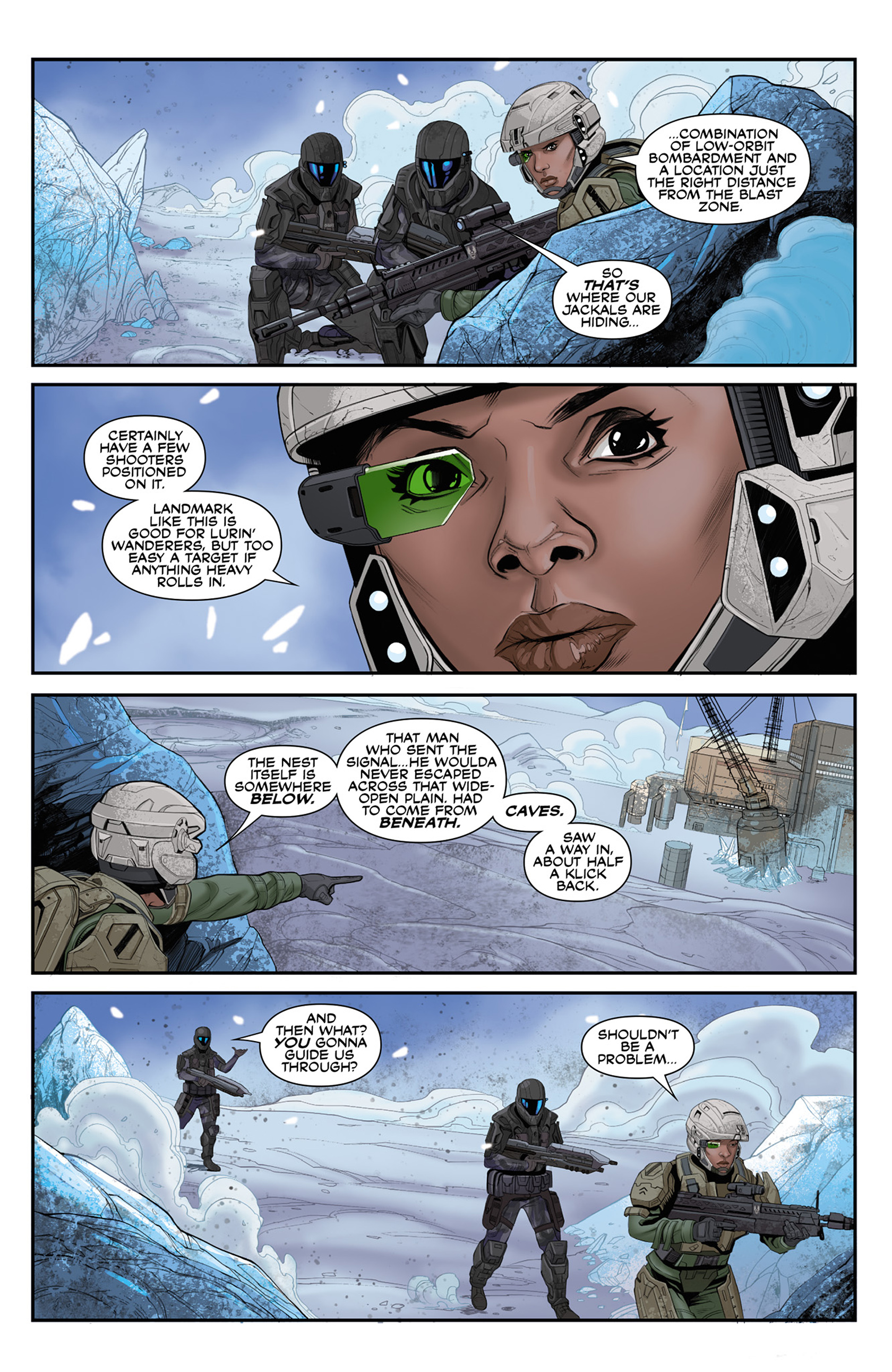 Read online Halo: Escalation comic -  Issue #18 - 16