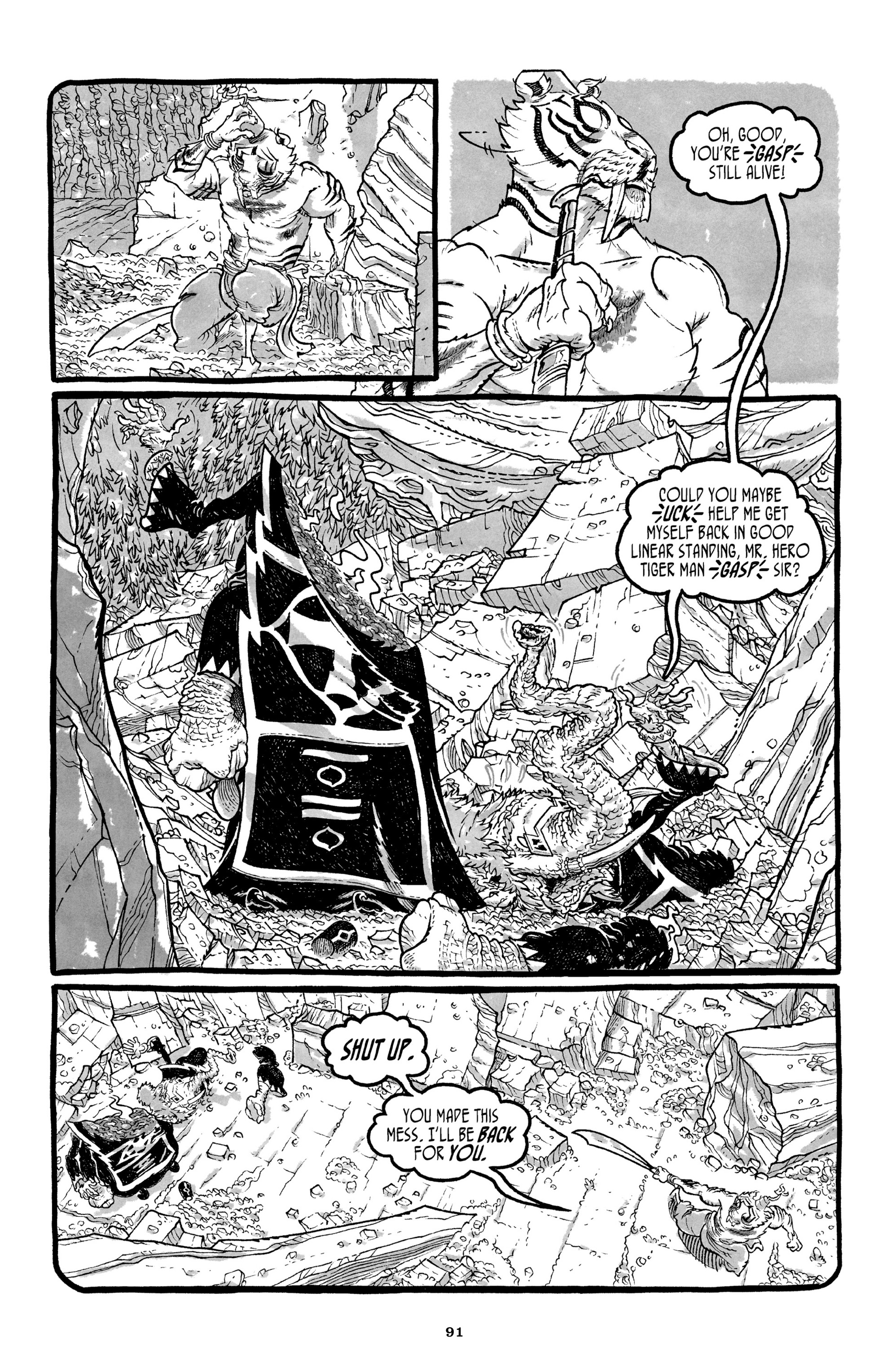 Read online Sabertooth Swordsman comic -  Issue # TPB - 92
