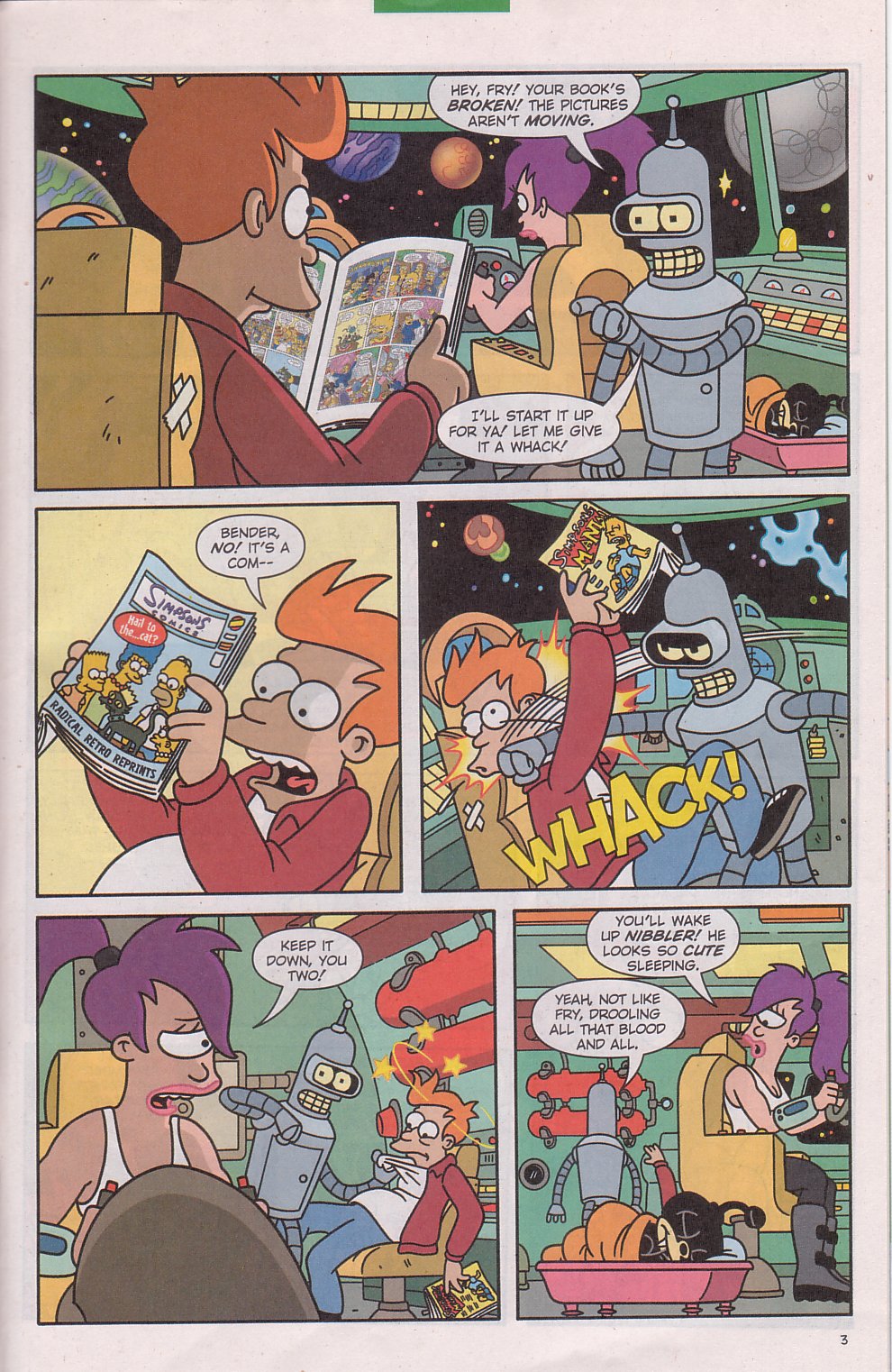 Read online The Futurama/Simpsons Infinitely Secret Crossover Crisis comic -  Issue #1 - 5