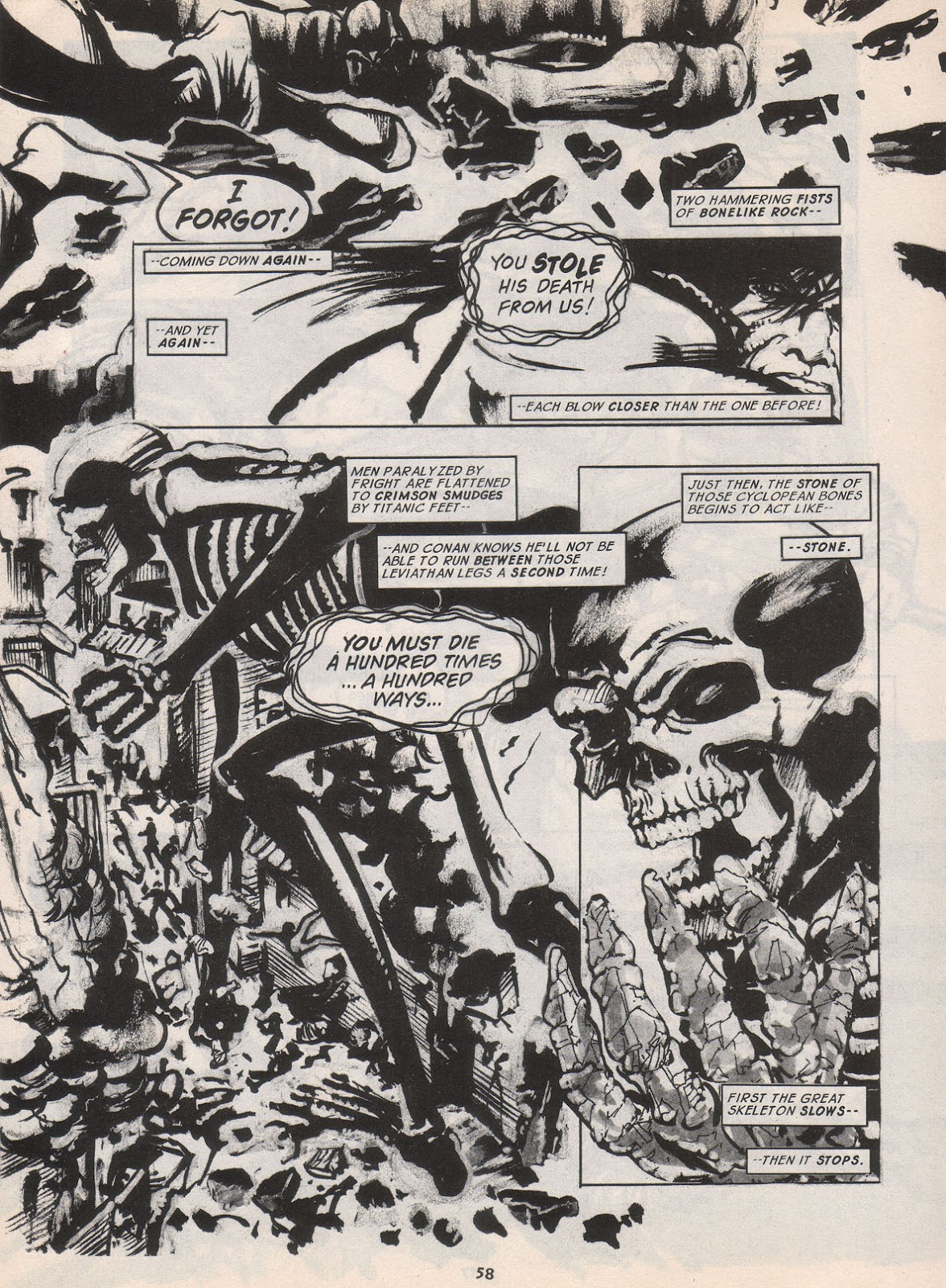 The Savage Sword Of Conan issue 222 - Page 58