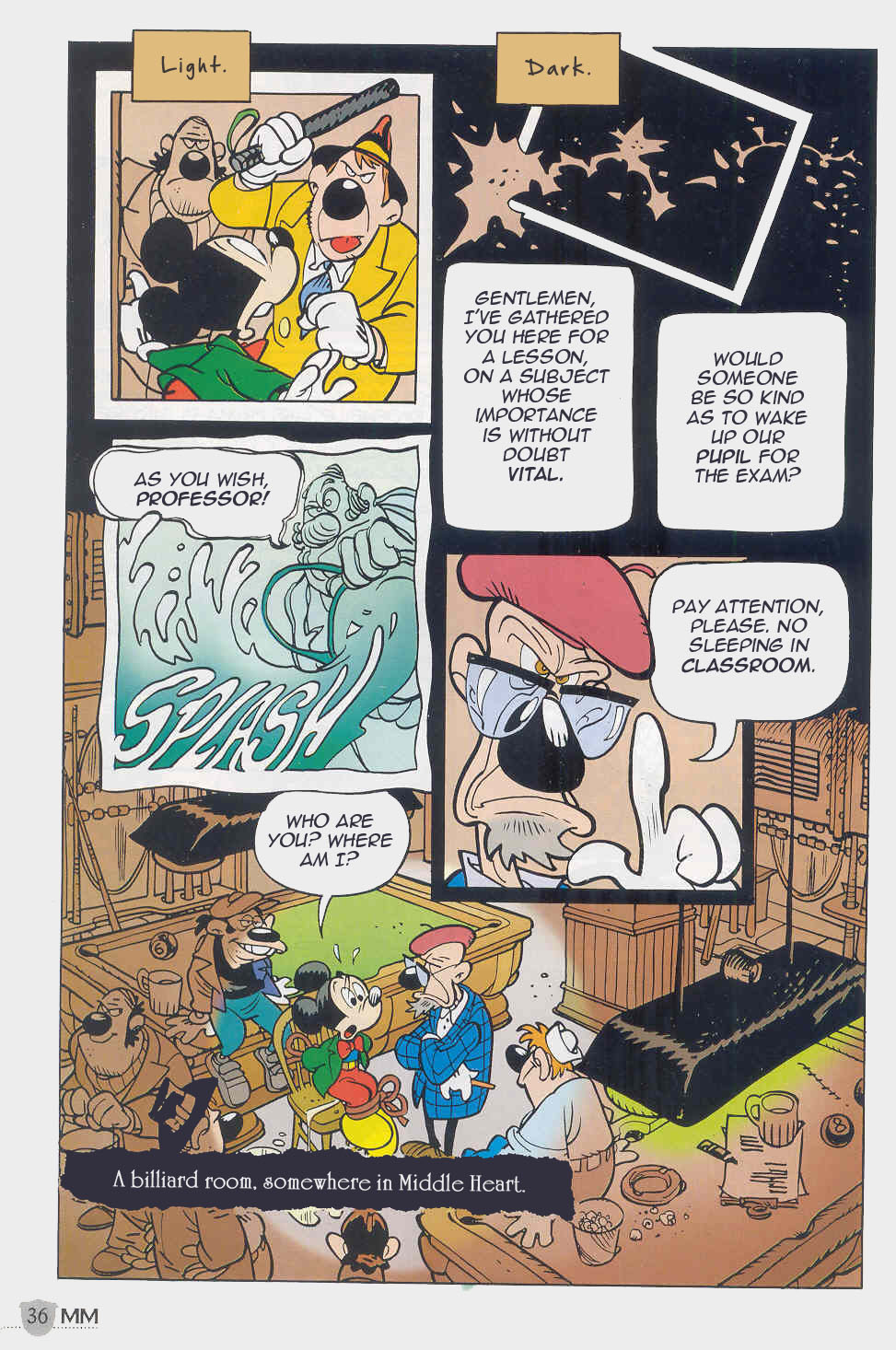 Read online Mickey Mouse Mystery Magazine comic -  Issue #0 - 36