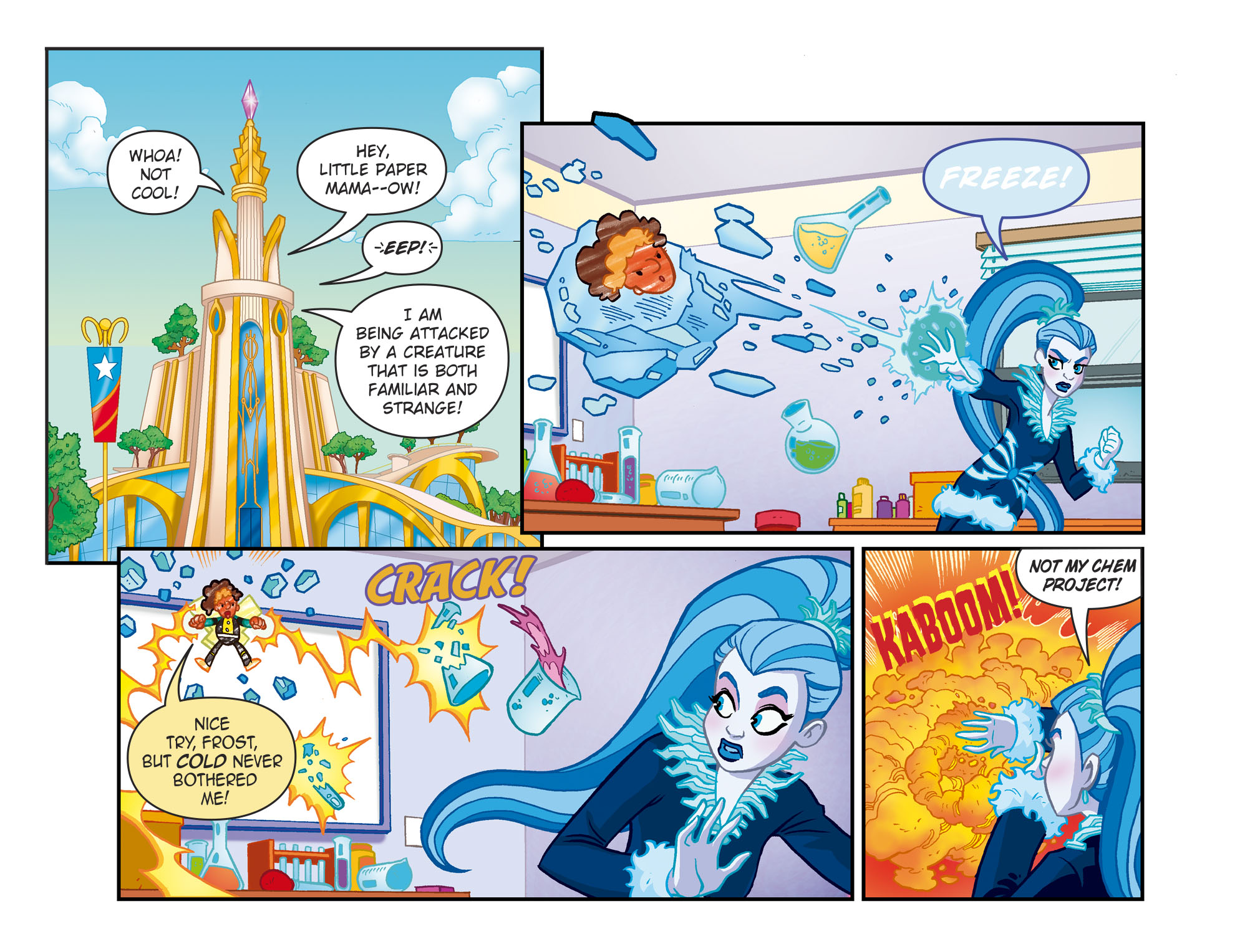 Read online DC Super Hero Girls: Out of the Bottle comic -  Issue #4 - 12
