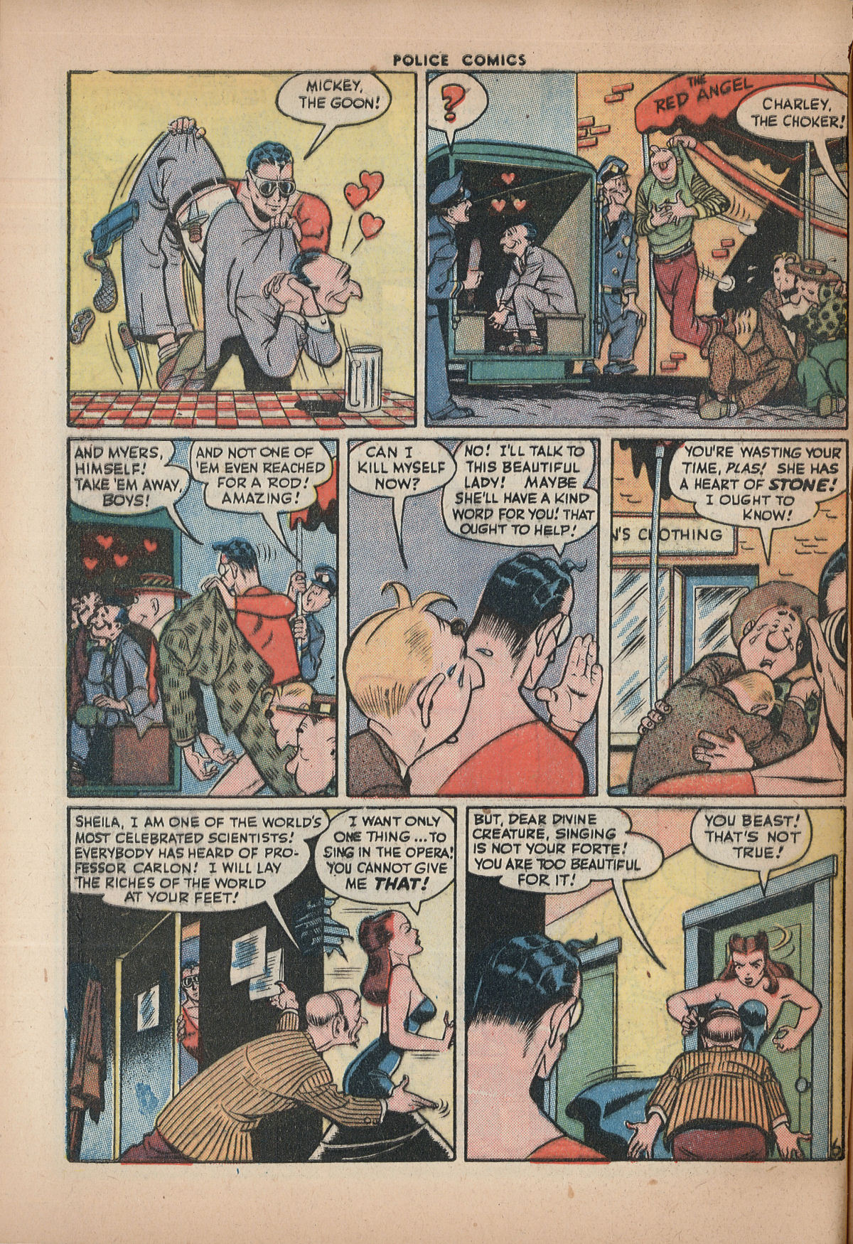 Read online Police Comics comic -  Issue #51 - 8