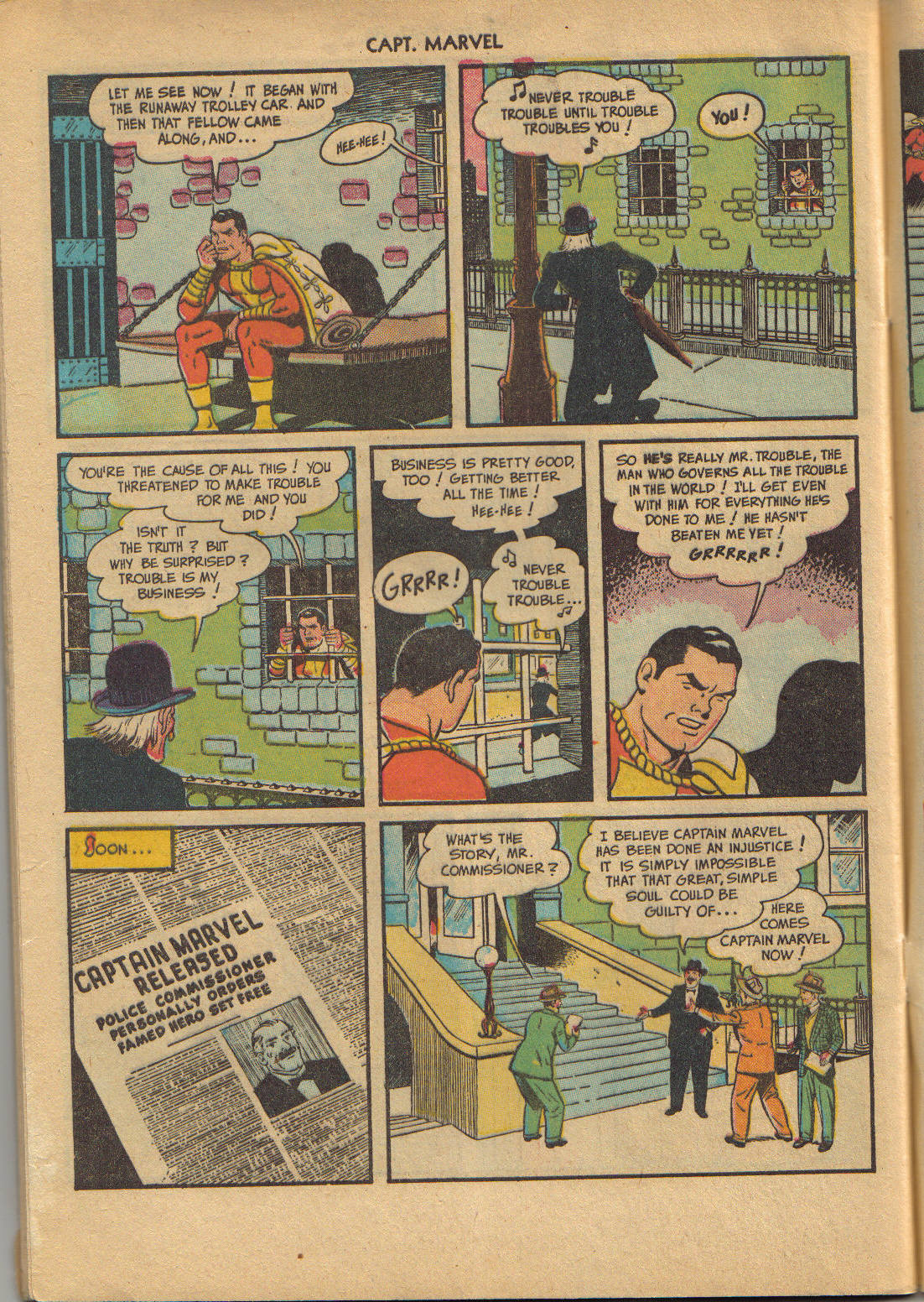 Read online Captain Marvel Adventures comic -  Issue #96 - 48
