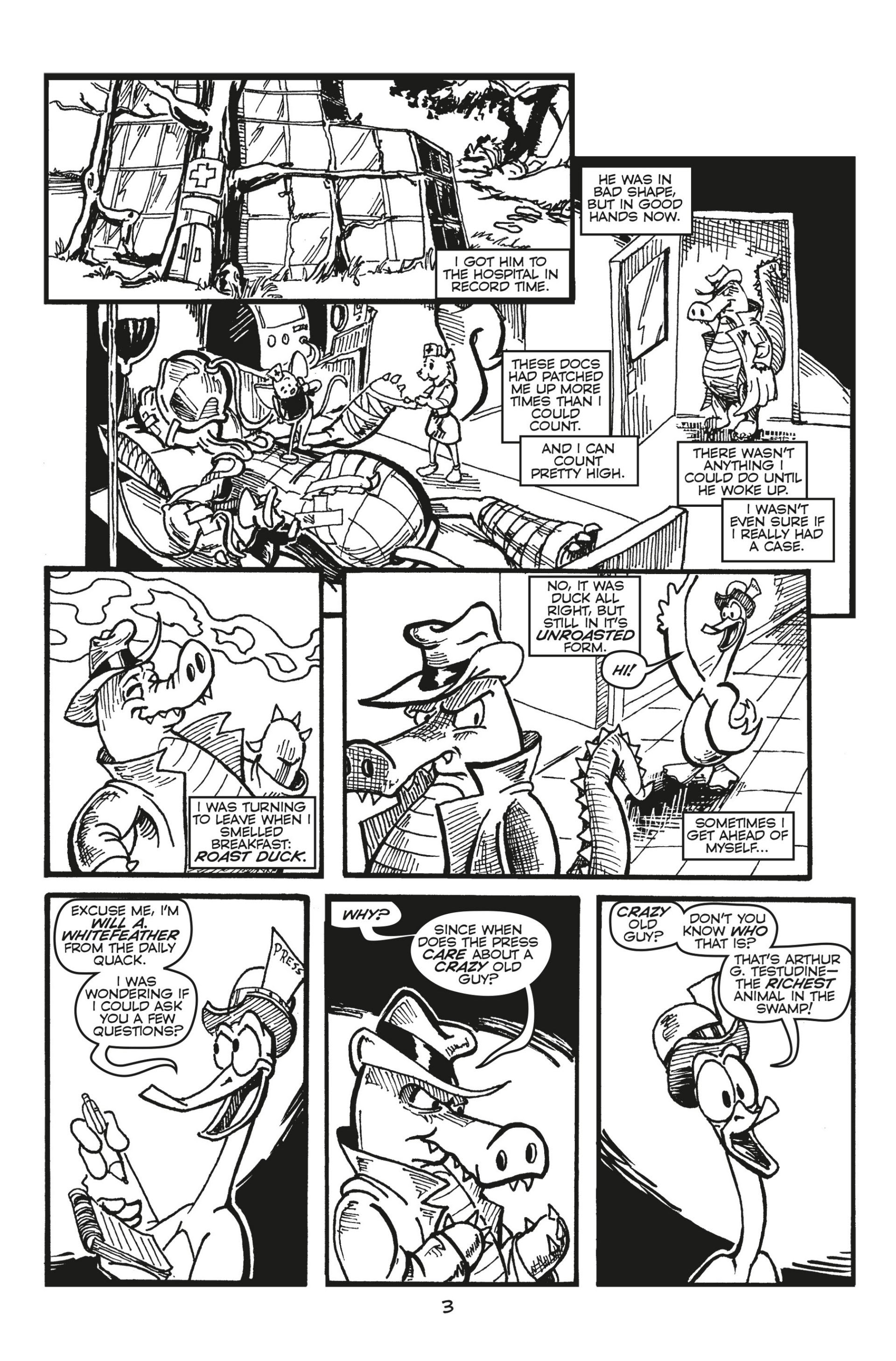 Read online Charlie Croc: Private Eye comic -  Issue #1 - 5