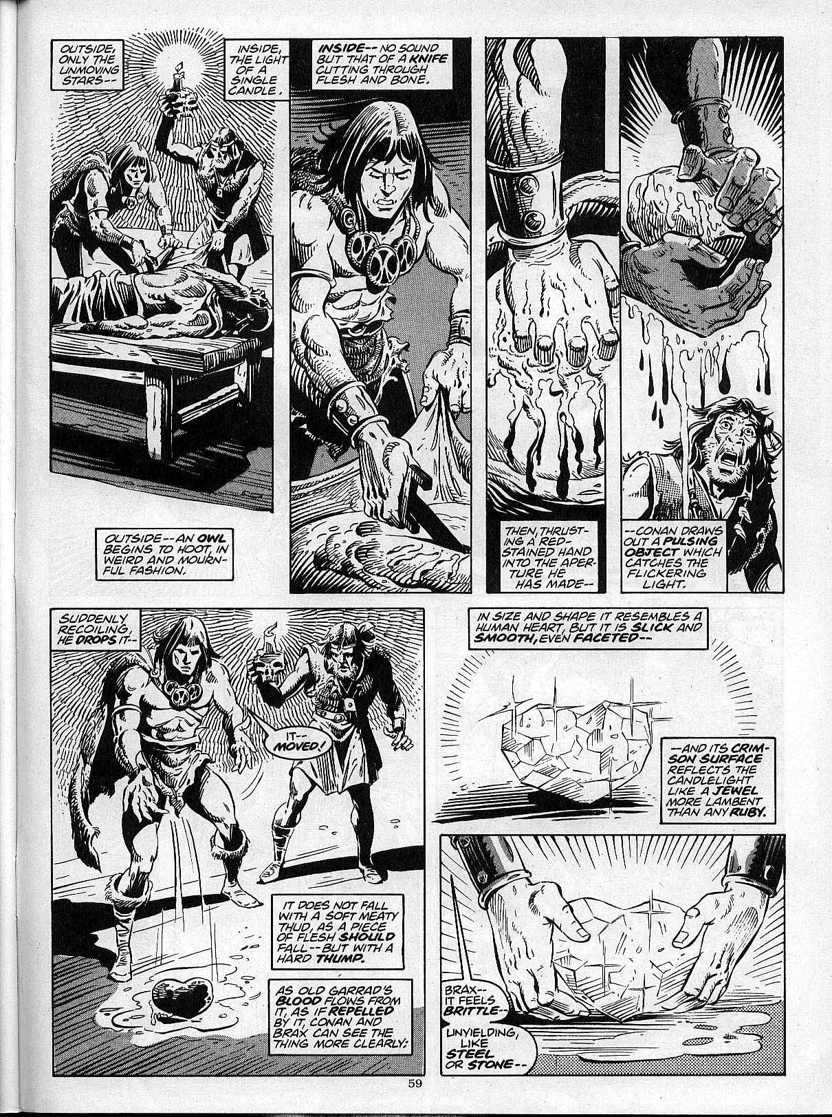 Read online The Savage Sword Of Conan comic -  Issue #203 - 61