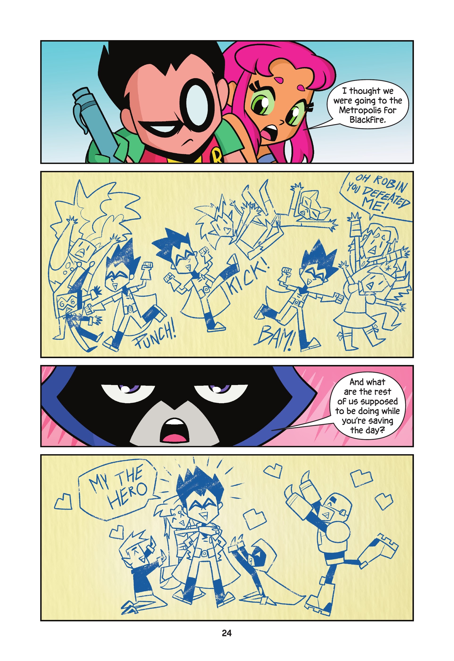 Read online Teen Titans Go!/DC Super Hero Girls: Exchange Students comic -  Issue # TPB (Part 1) - 23