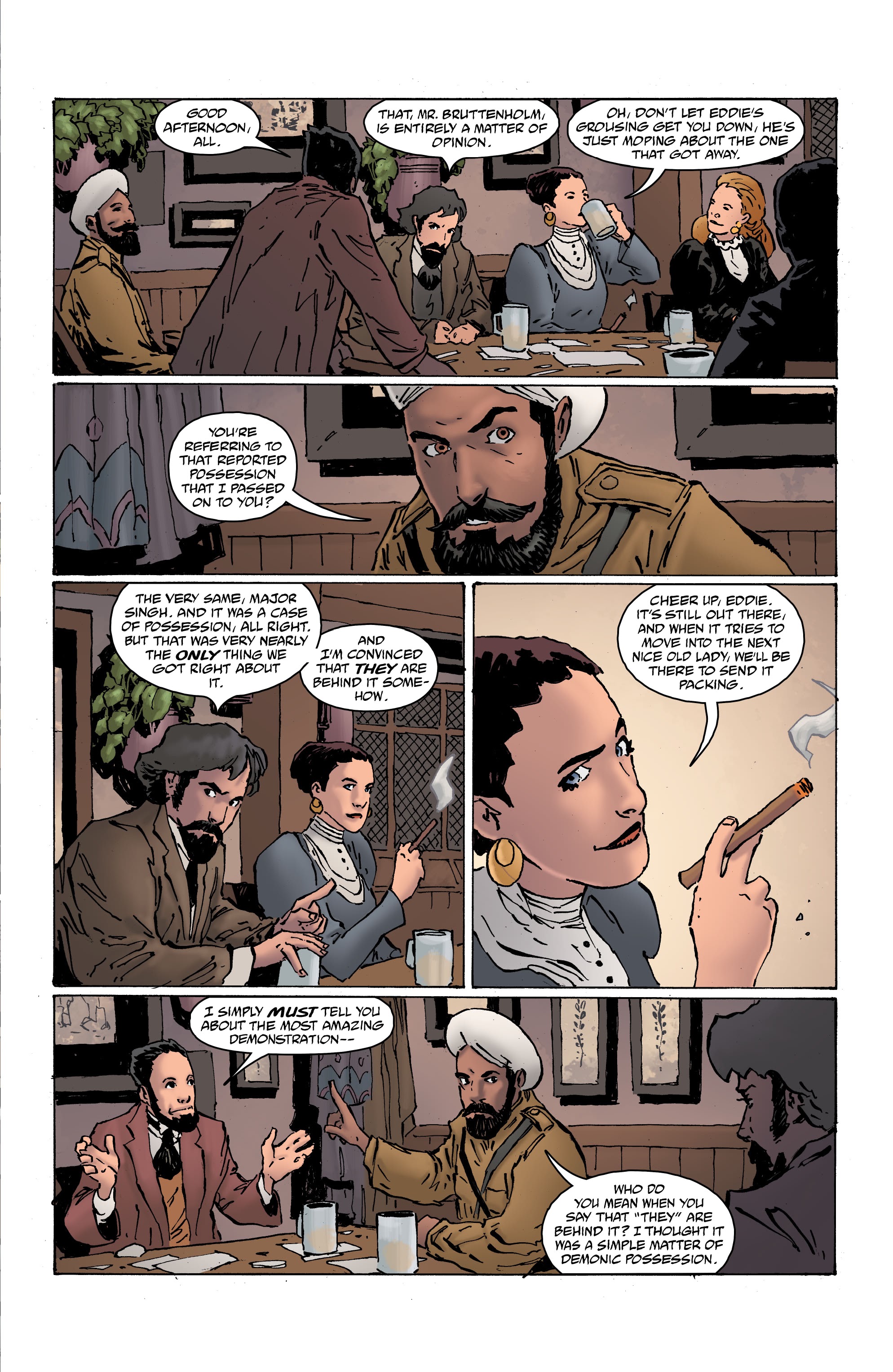 Read online Hellboy: The Silver Lantern Club comic -  Issue #1 - 9