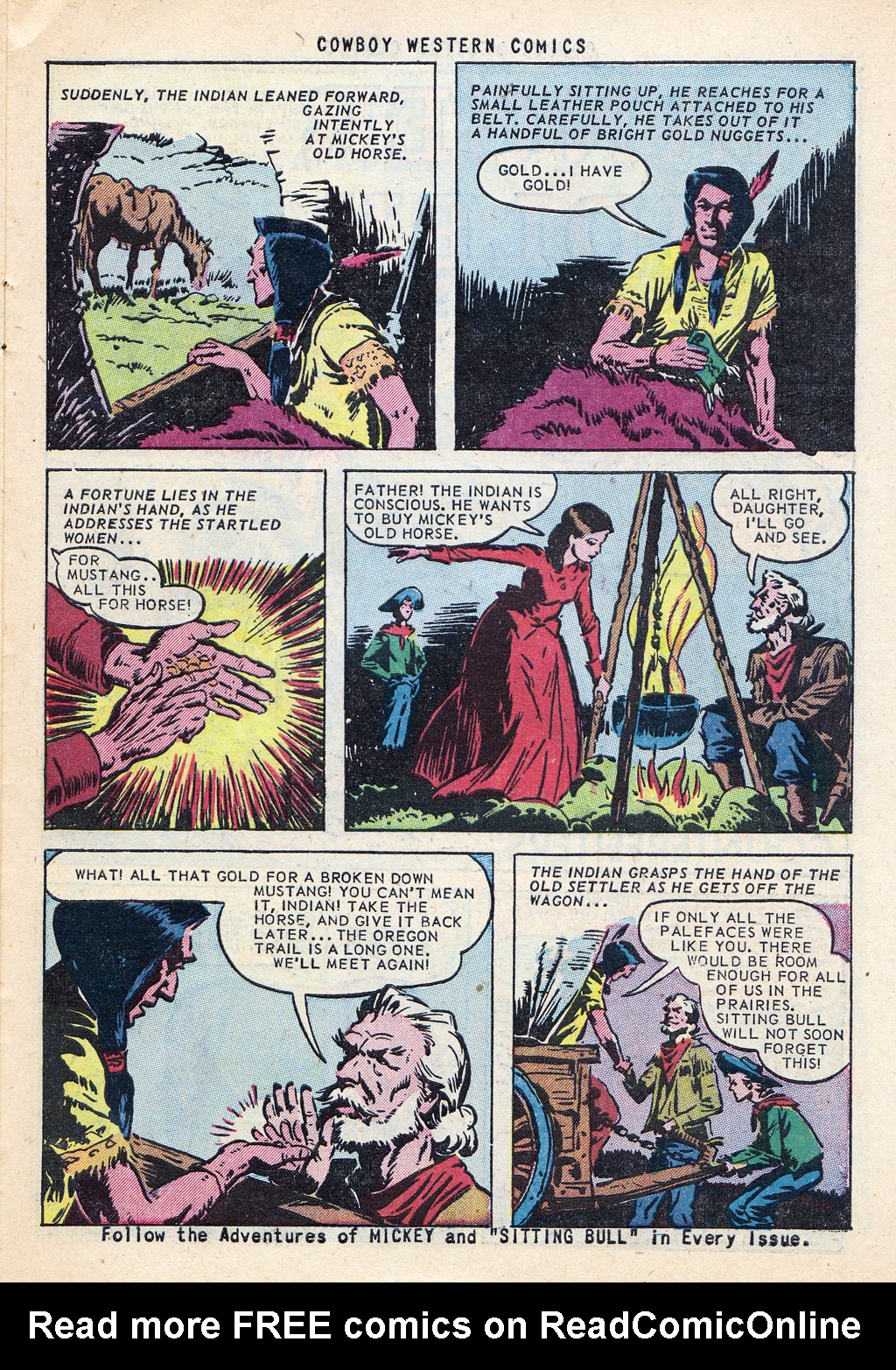 Read online Cowboy Western Comics (1948) comic -  Issue #38 - 27