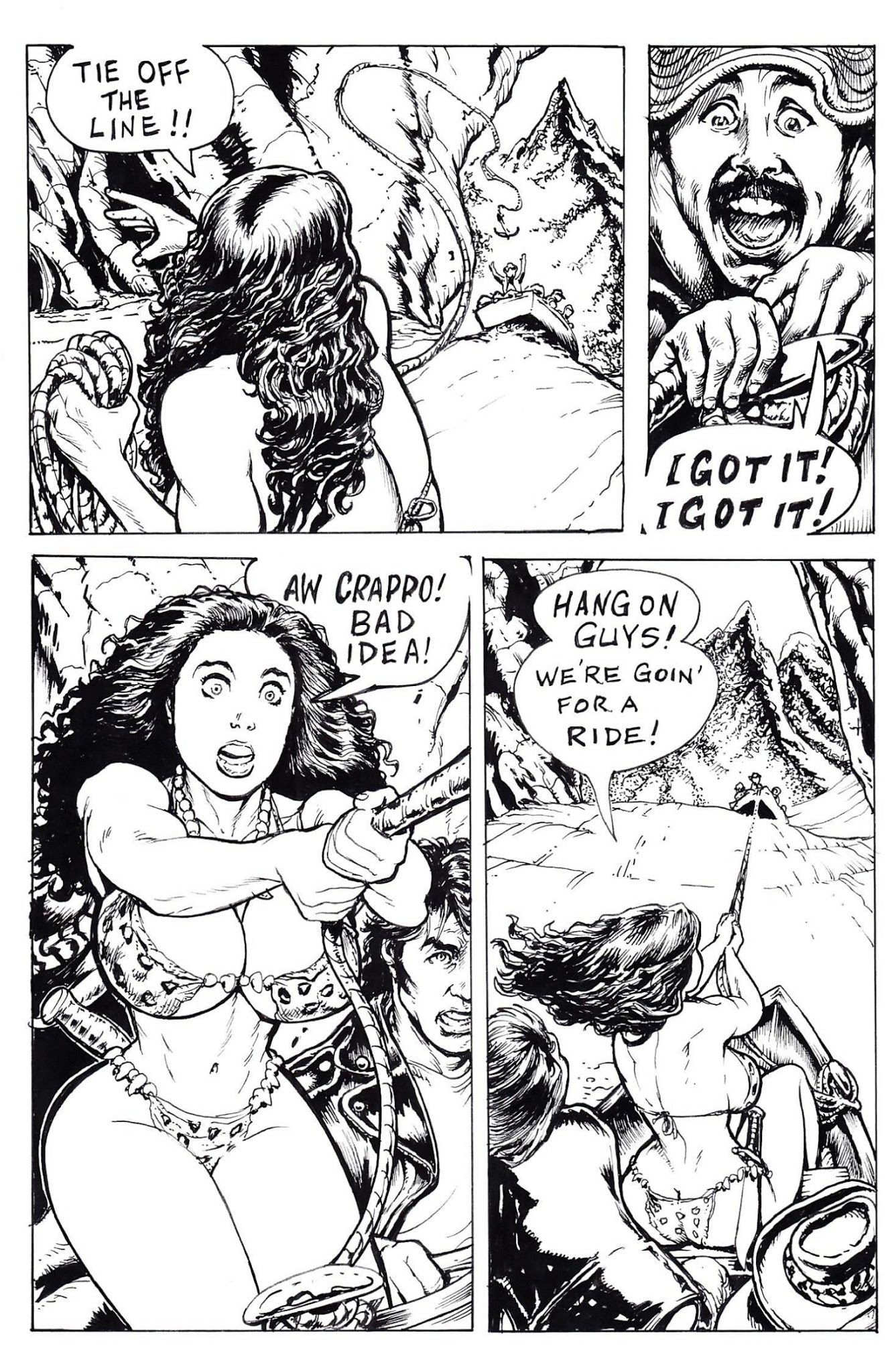 Read online Cavewoman: Mutation comic -  Issue #1 - 6