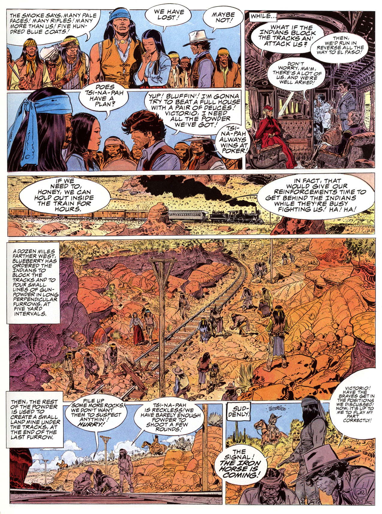 Read online Epic Graphic Novel: Blueberry comic -  Issue #4 - 41