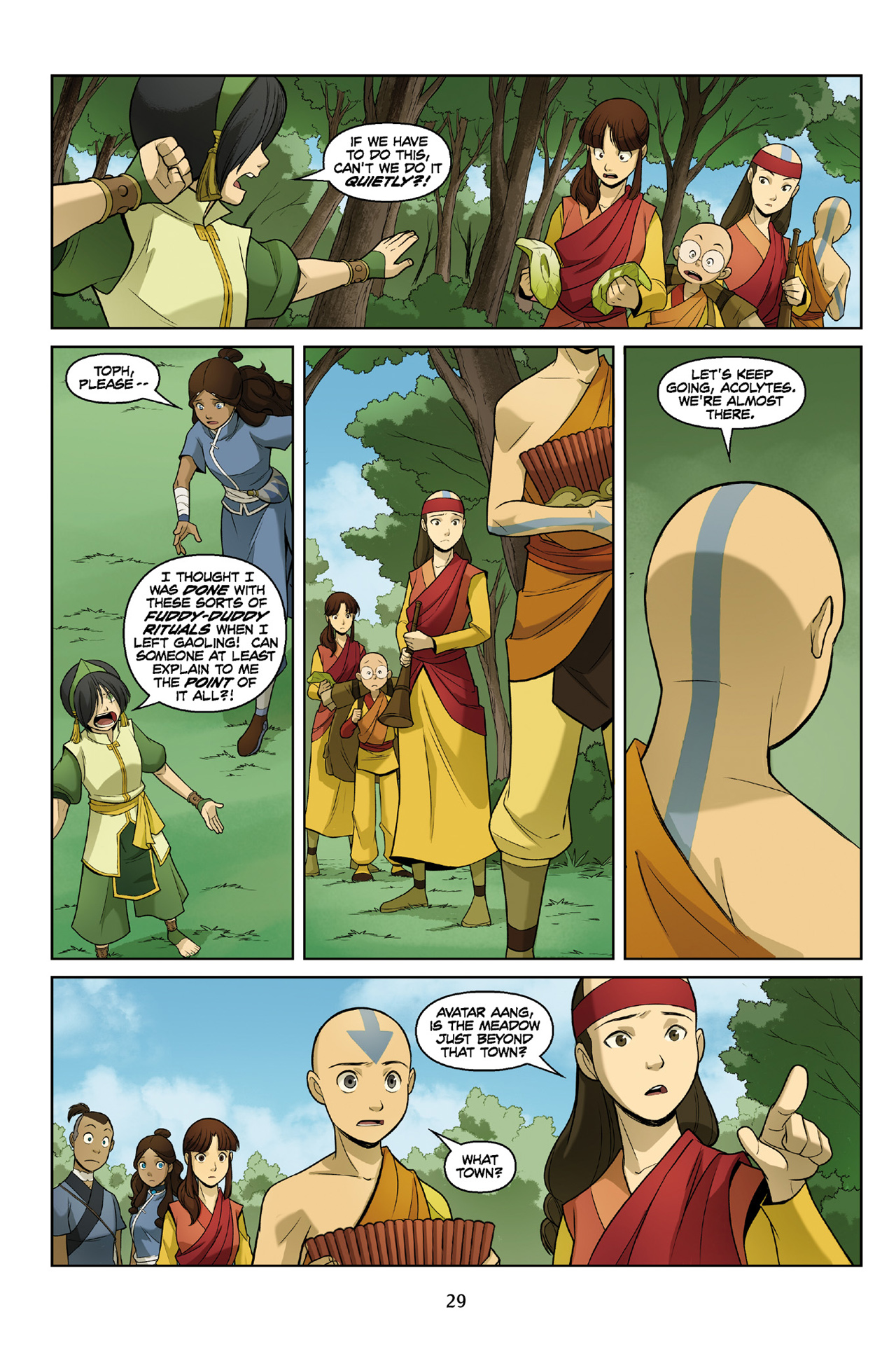 Read online Nickelodeon Avatar: The Last Airbender - The Rift comic -  Issue # Part 1 - 30