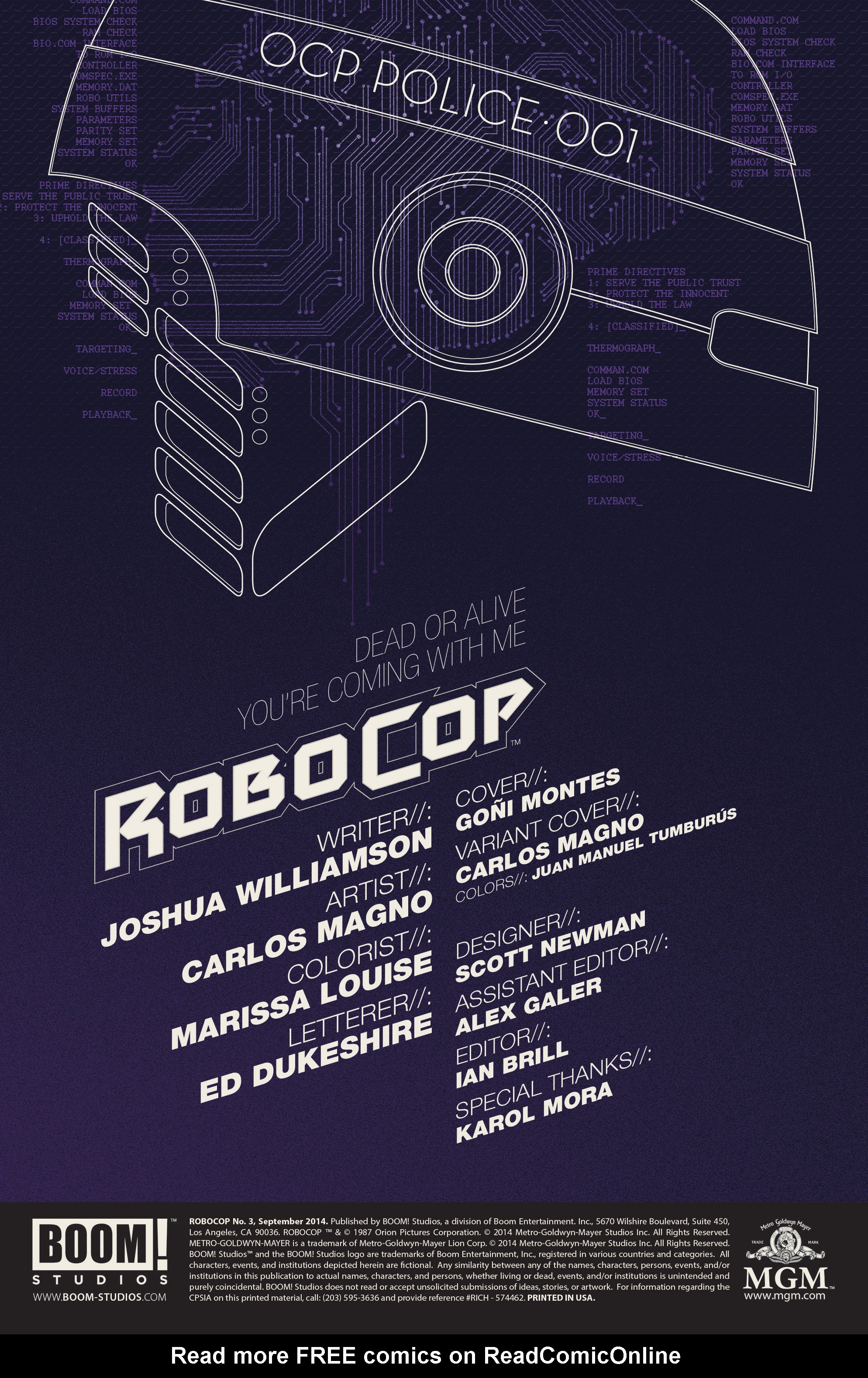 Read online RoboCop (2014) comic -  Issue #3 - 2