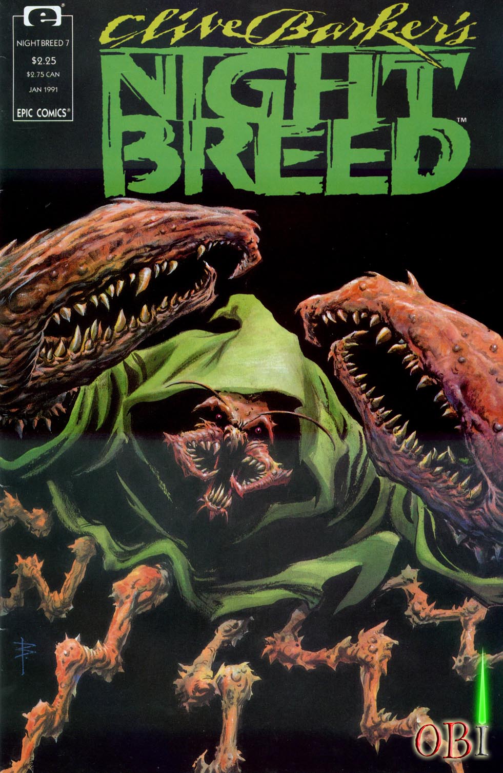 Read online Clive Barker's Night Breed (1990) comic -  Issue #7 - 1