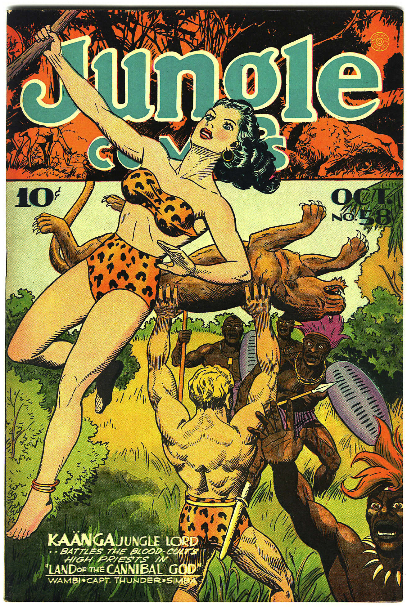 Read online Jungle Comics comic -  Issue #58 - 1
