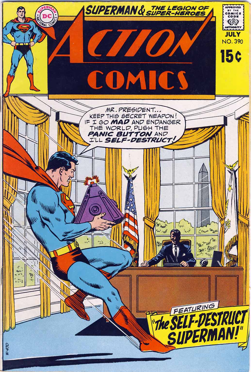 Read online Action Comics (1938) comic -  Issue #390 - 1