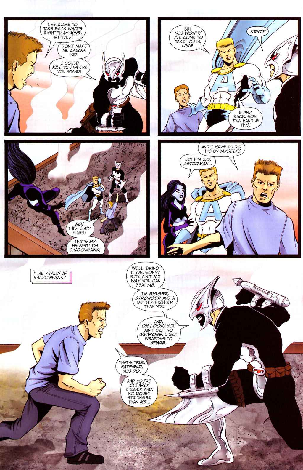 Read online ShadowHawk (2005) comic -  Issue #12 - 18