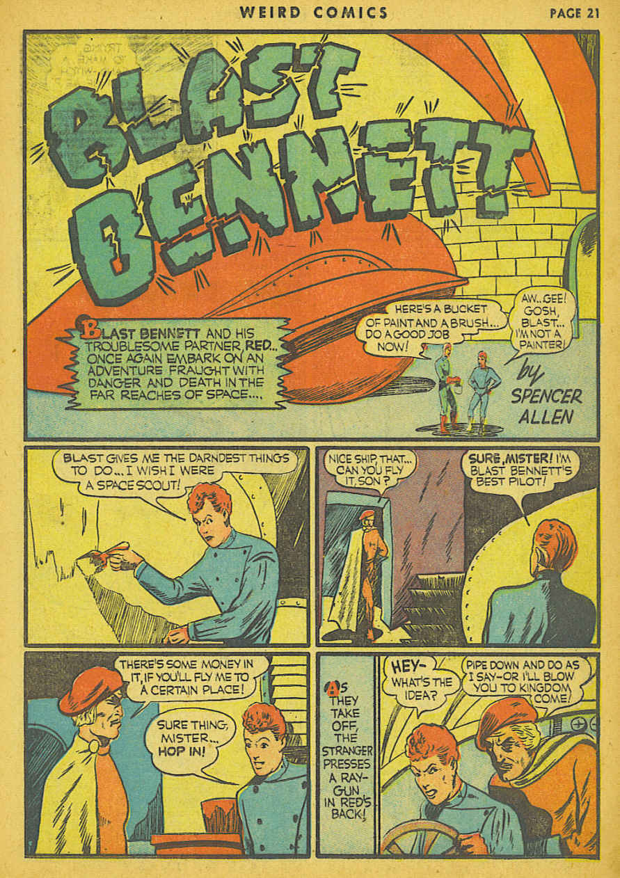 Read online Weird Comics comic -  Issue #9 - 22