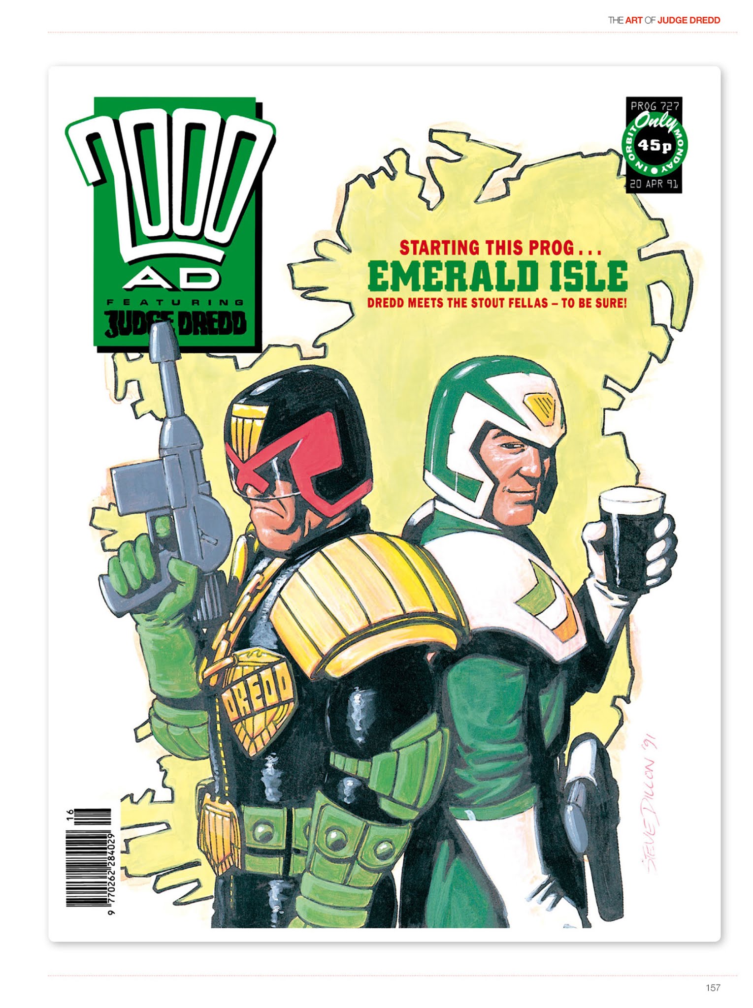 Read online The Art of Judge Dredd: Featuring 35 Years of Zarjaz Covers comic -  Issue # TPB (Part 2) - 66