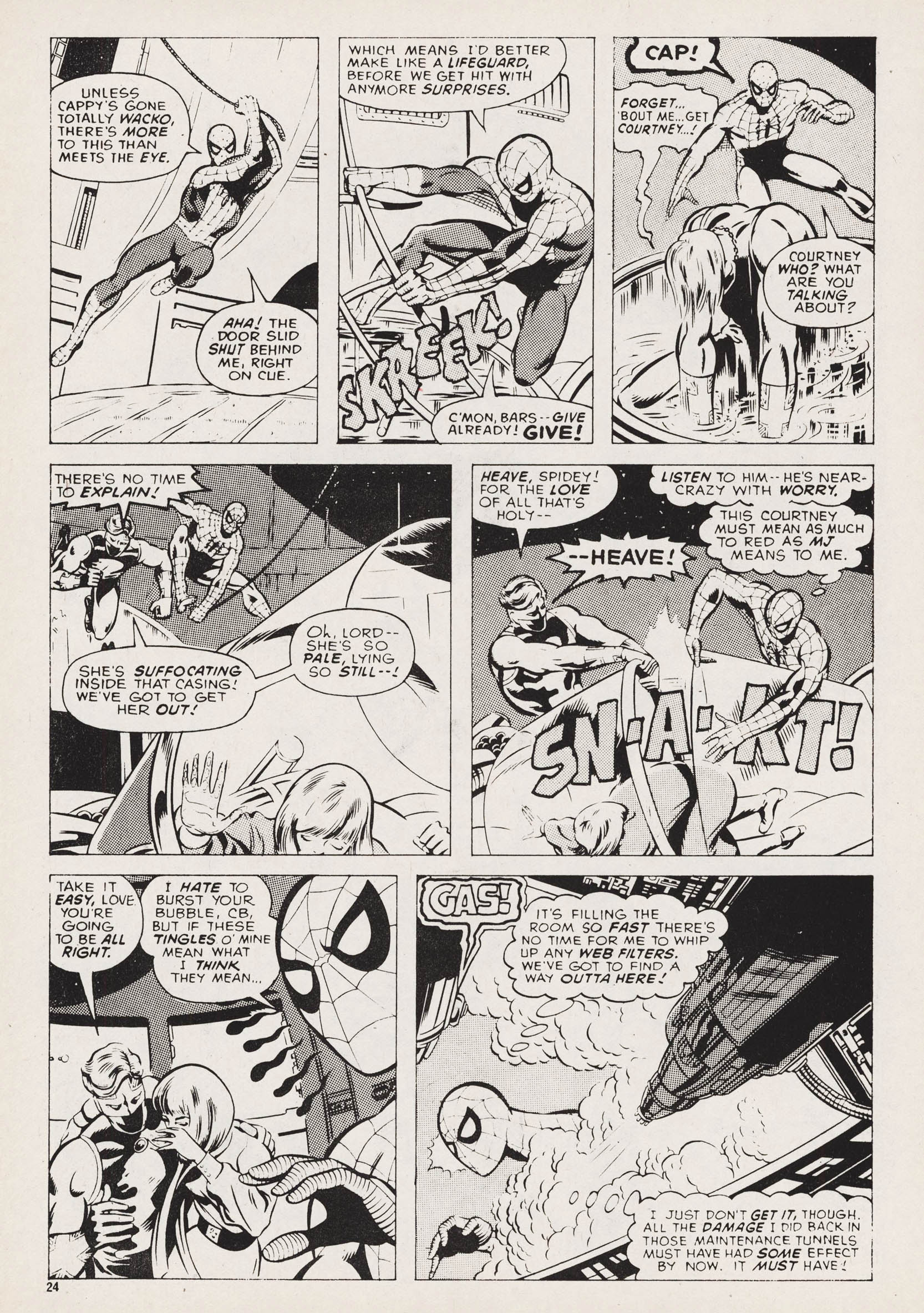 Read online Super Spider-Man and Captain Britain comic -  Issue #253 - 23