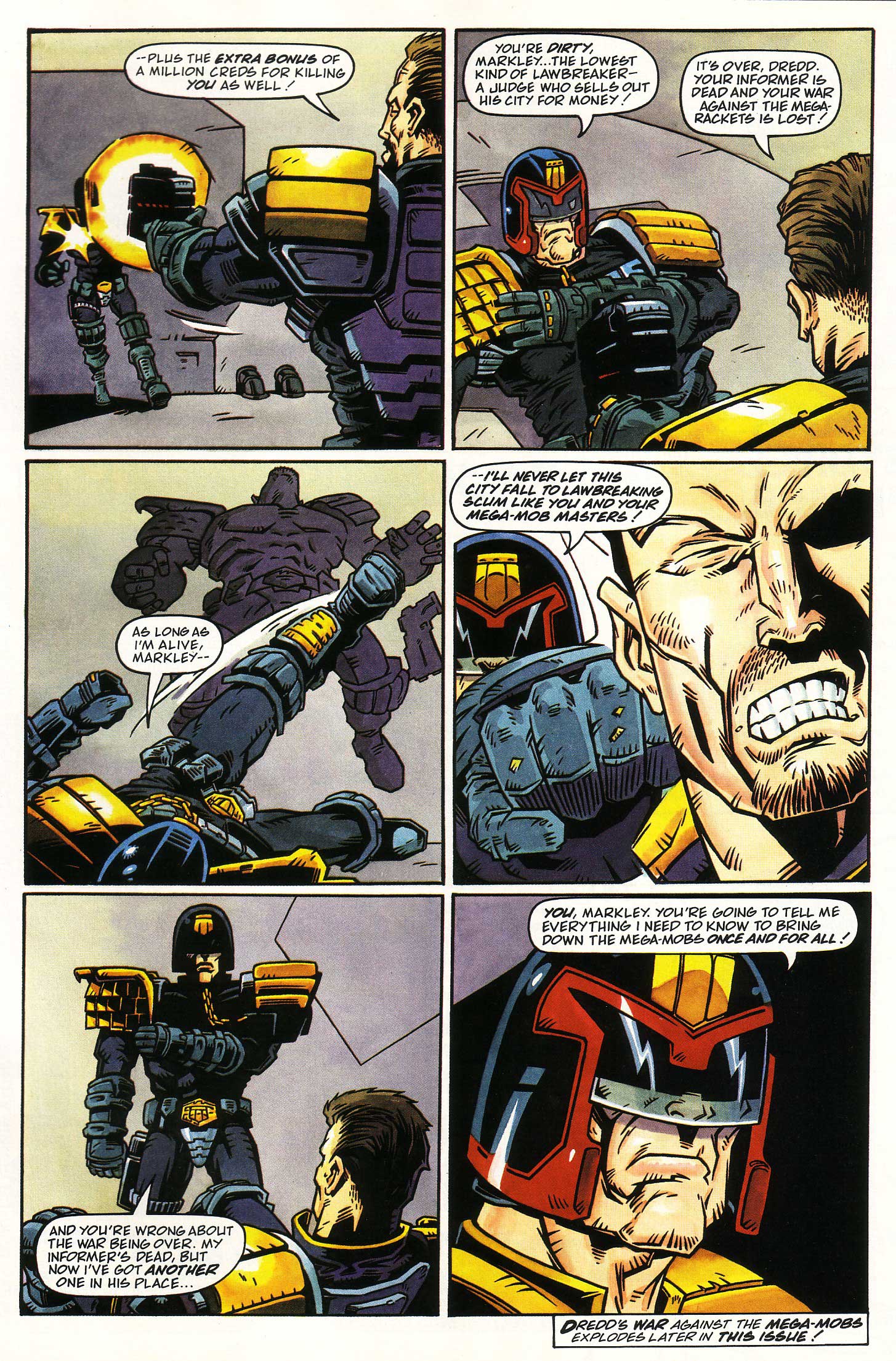 Read online Judge Dredd Lawman of the Future comic -  Issue #13 - 25