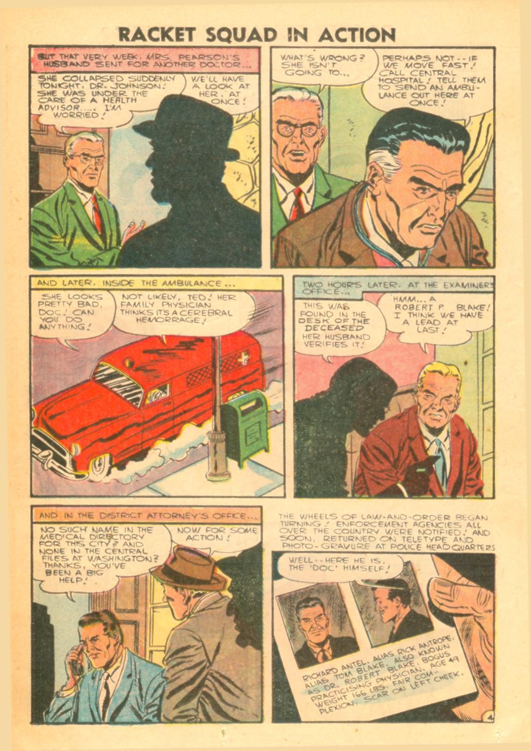 Read online Racket Squad in Action comic -  Issue #21 - 24