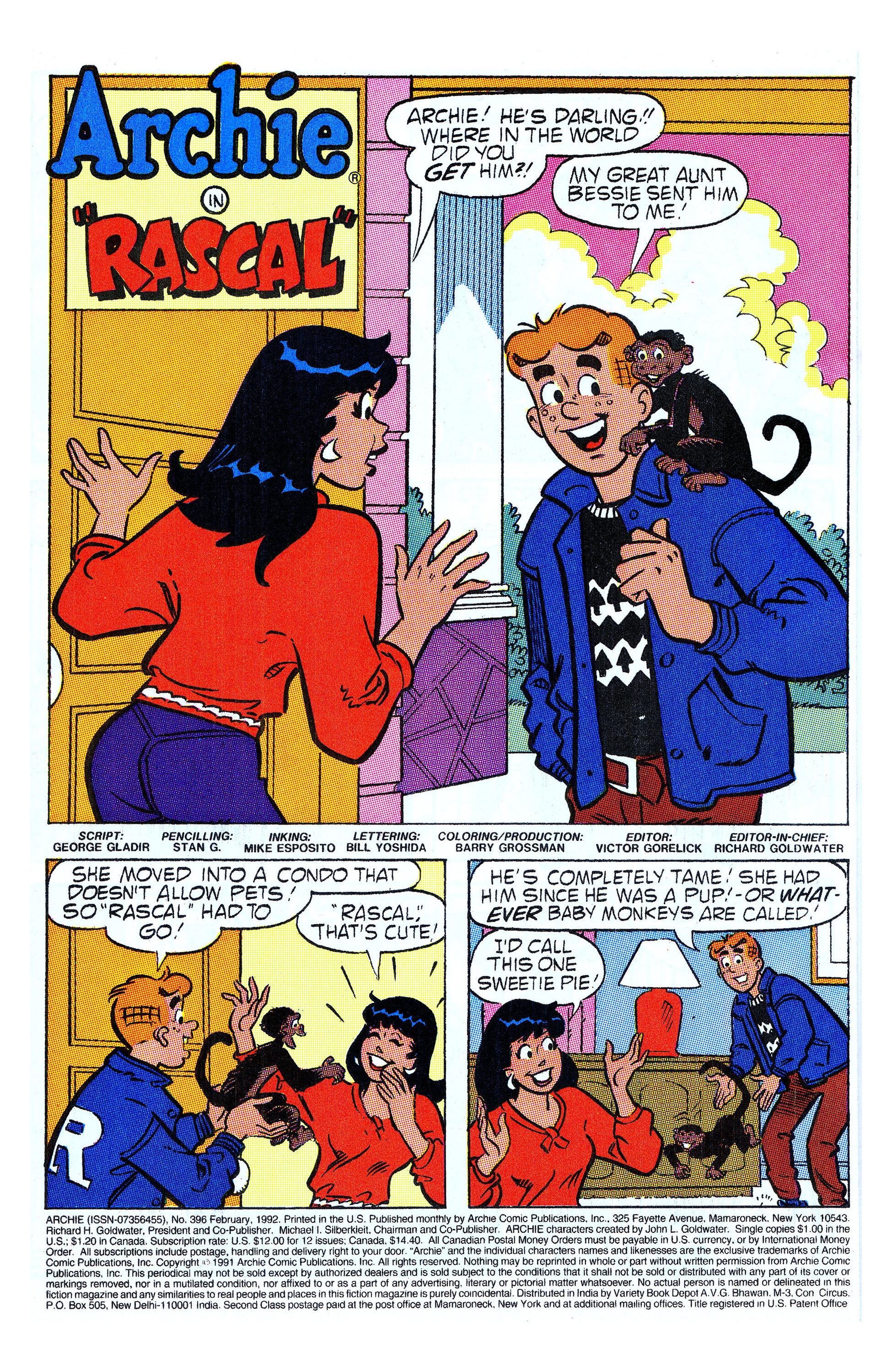Read online Archie (1960) comic -  Issue #396 - 2