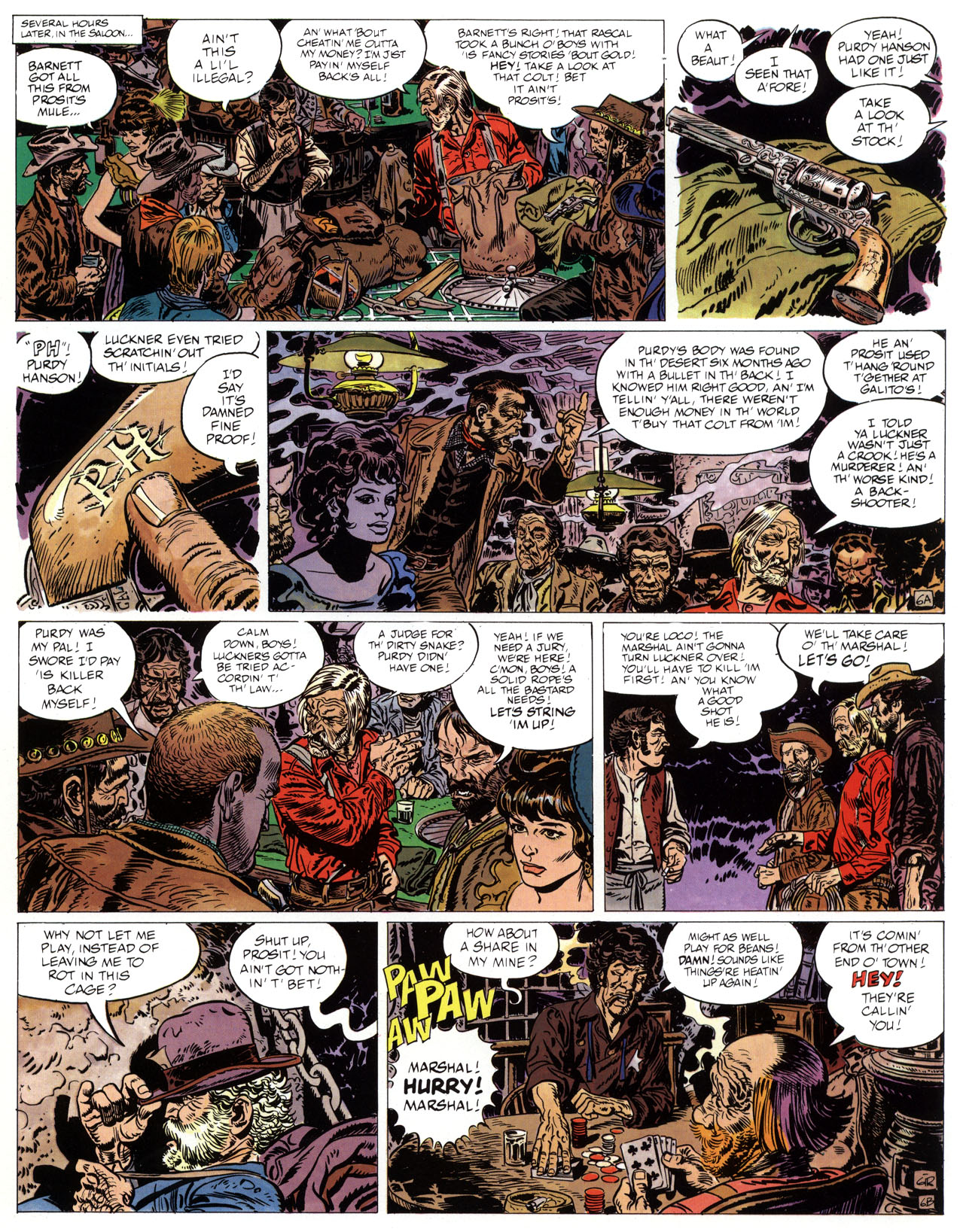 Read online Epic Graphic Novel: Marshal Blueberry comic -  Issue # TPB - 10