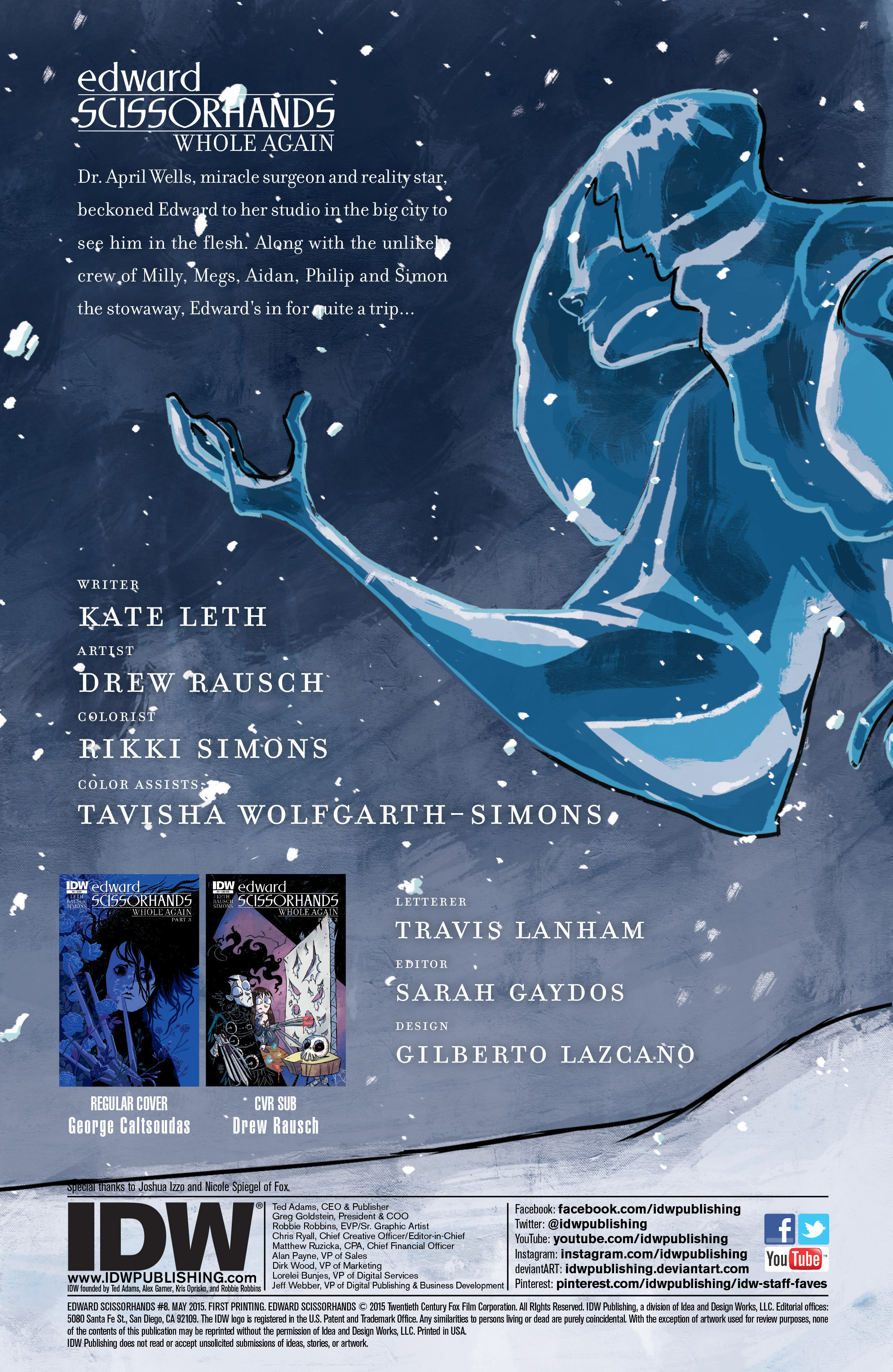Read online Edward Scissorhands comic -  Issue #8 - 3