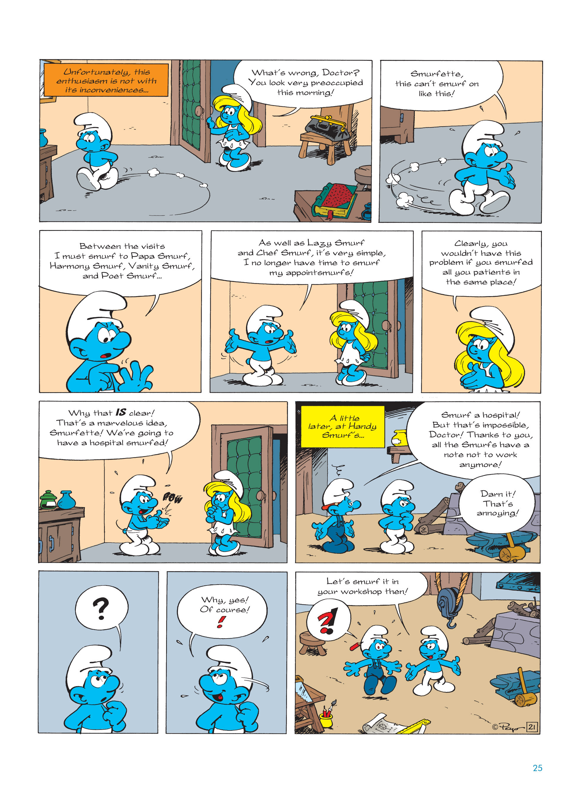 Read online The Smurfs comic -  Issue #20 - 25