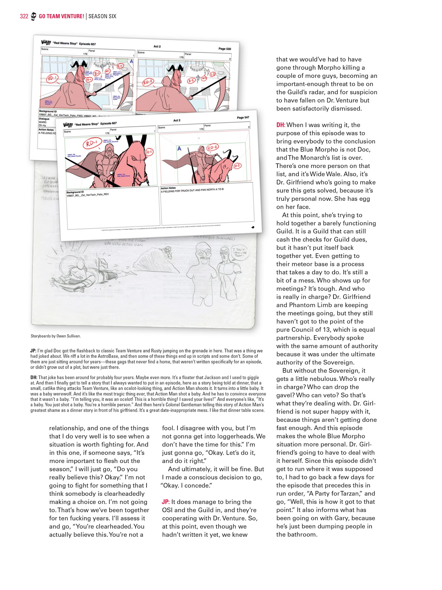 Read online Go Team Venture!: The Art and Making of The Venture Bros. comic -  Issue # TPB (Part 4) - 21