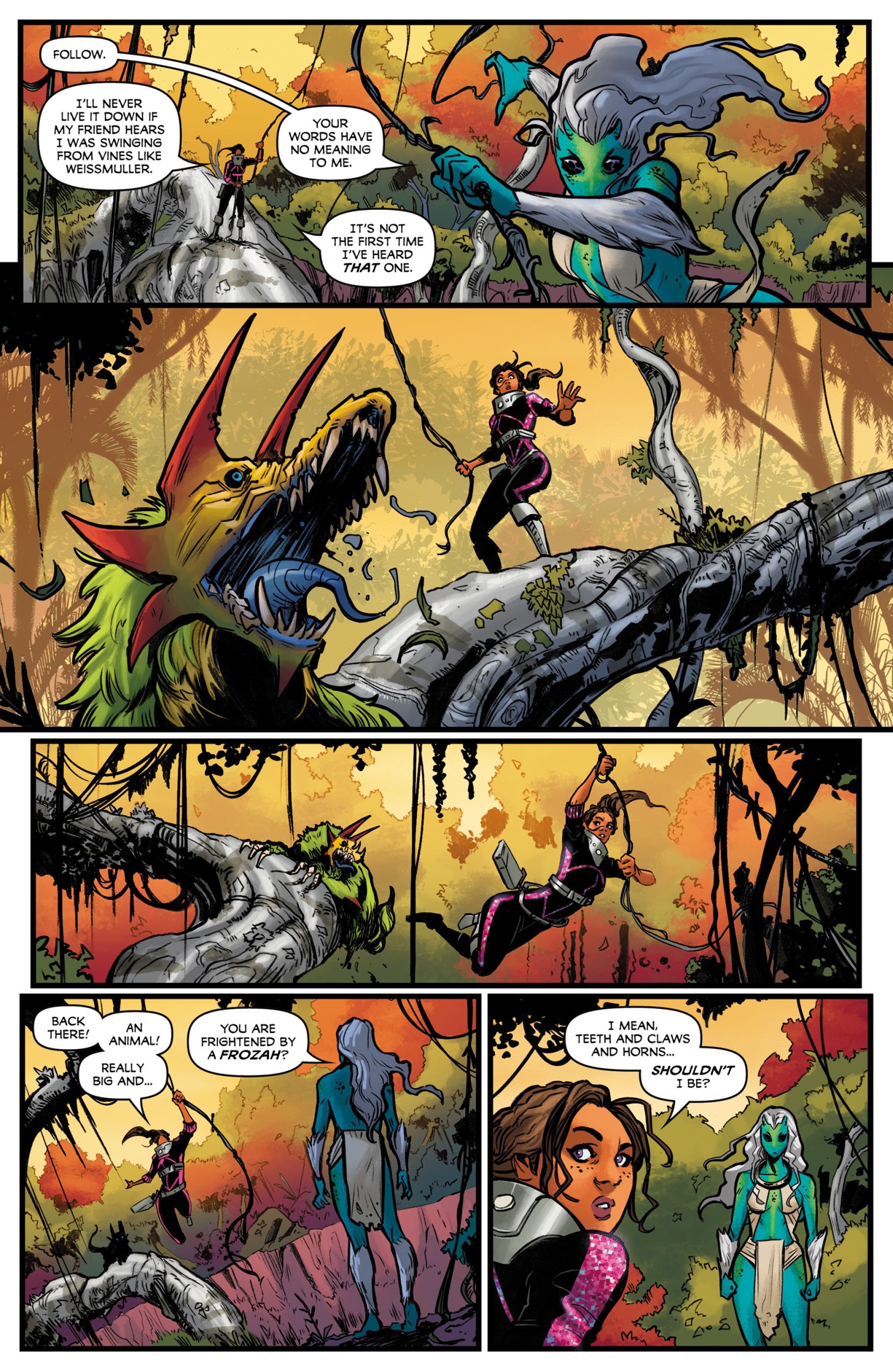 Read online Beyond the Farthest Star: Warriors of Zandar comic -  Issue #1 - 14