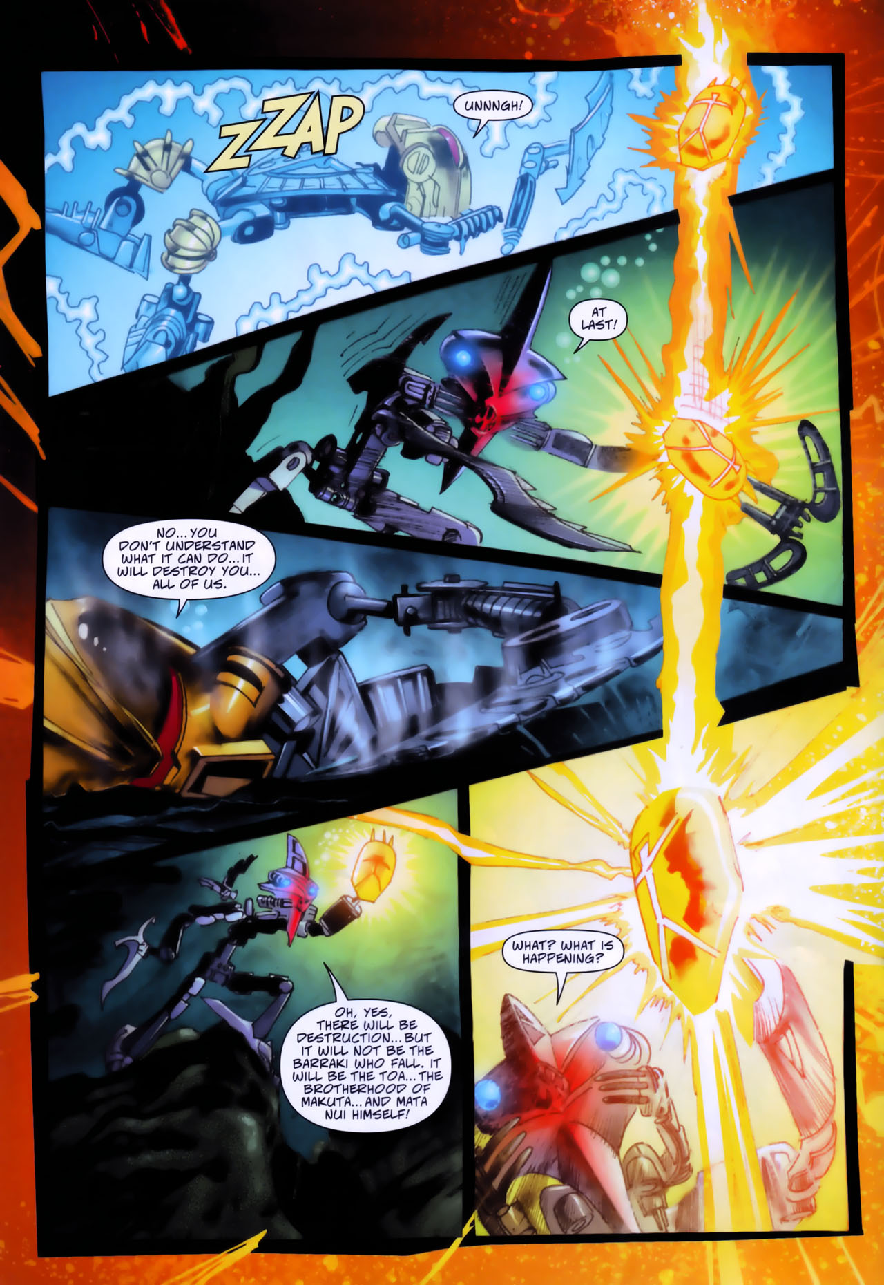 Read online Bionicle: Ignition comic -  Issue #7 - 9