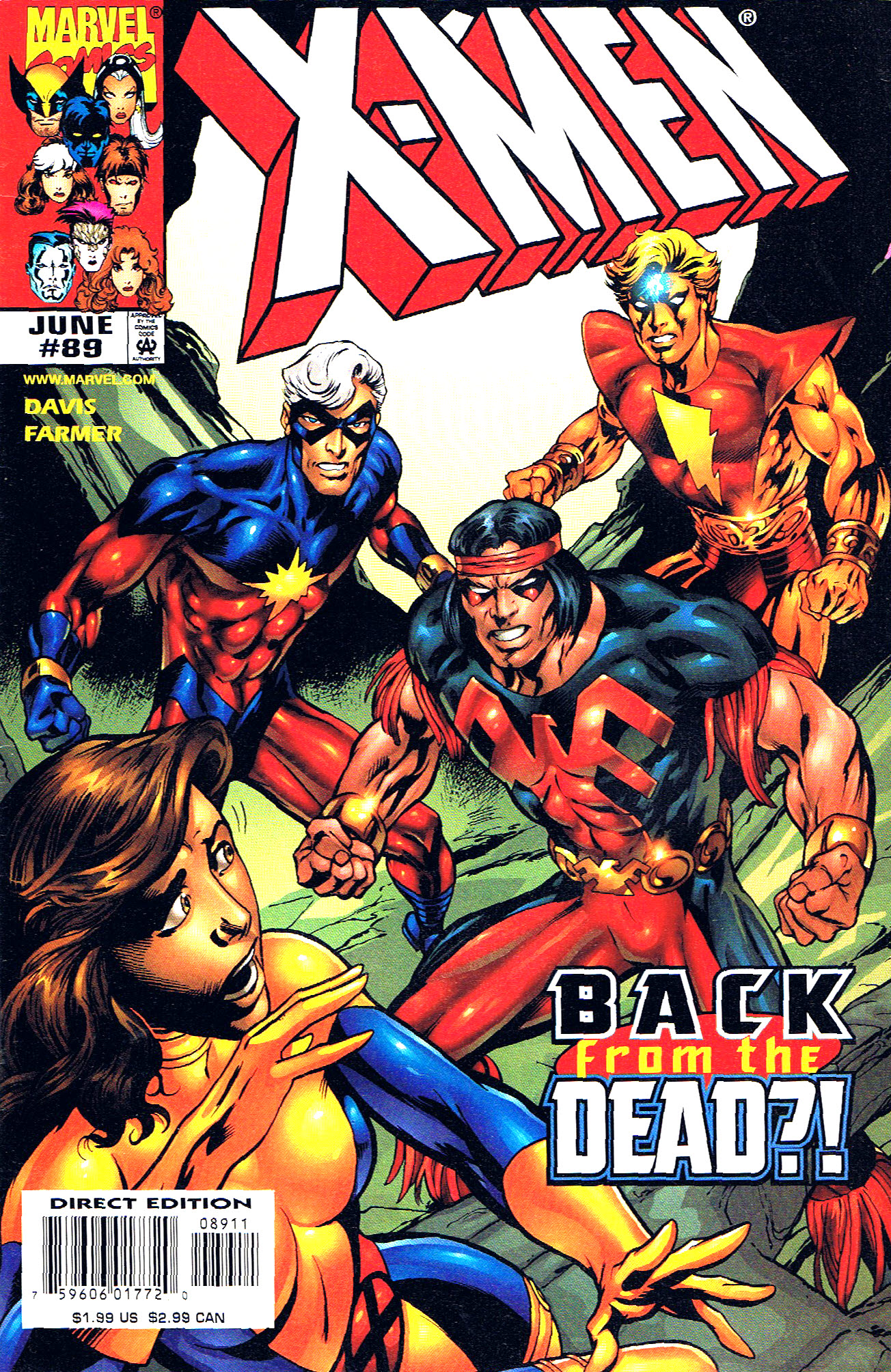 Read online X-Men (1991) comic -  Issue #89 - 1
