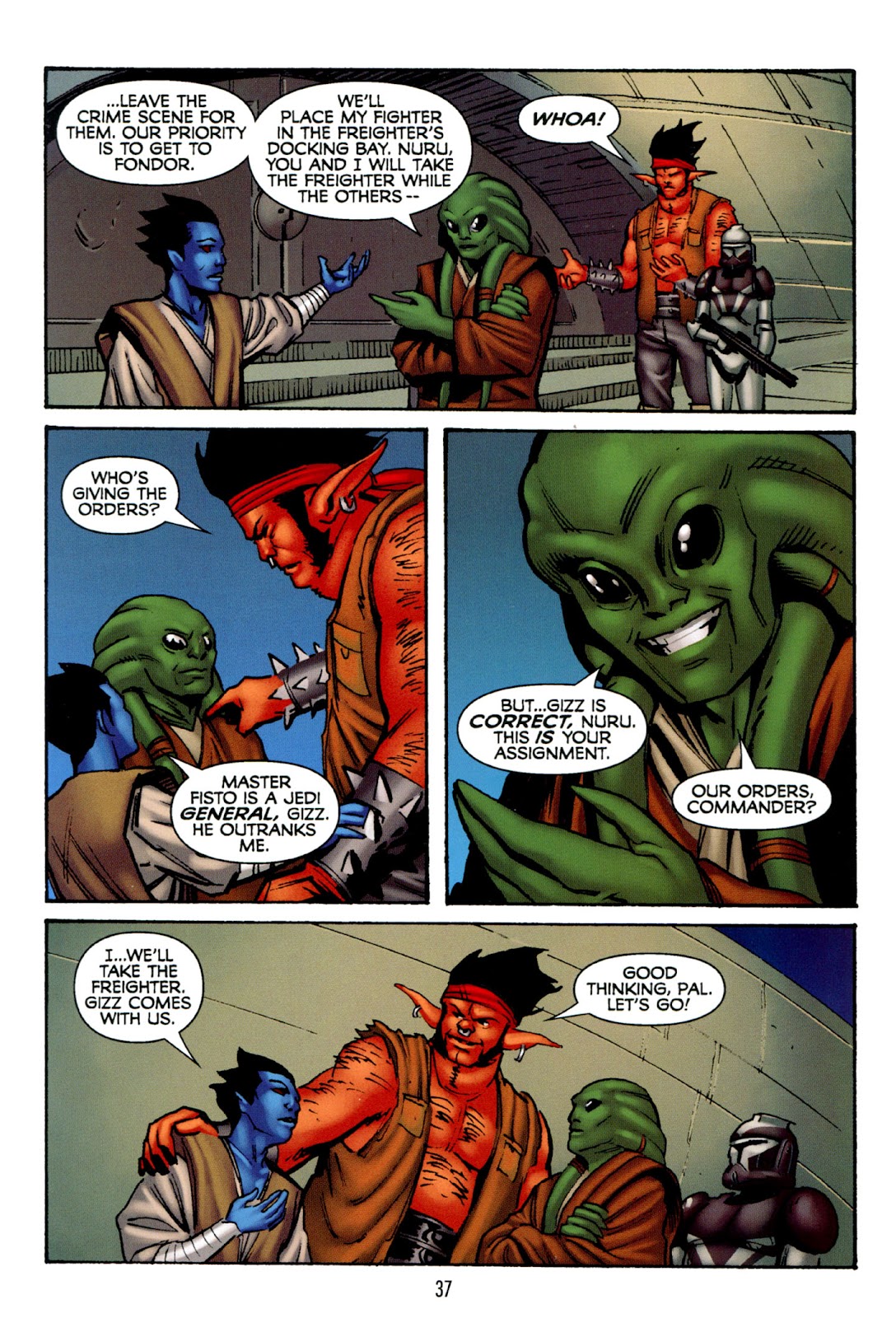 Star Wars: The Clone Wars - Strange Allies issue Full - Page 38