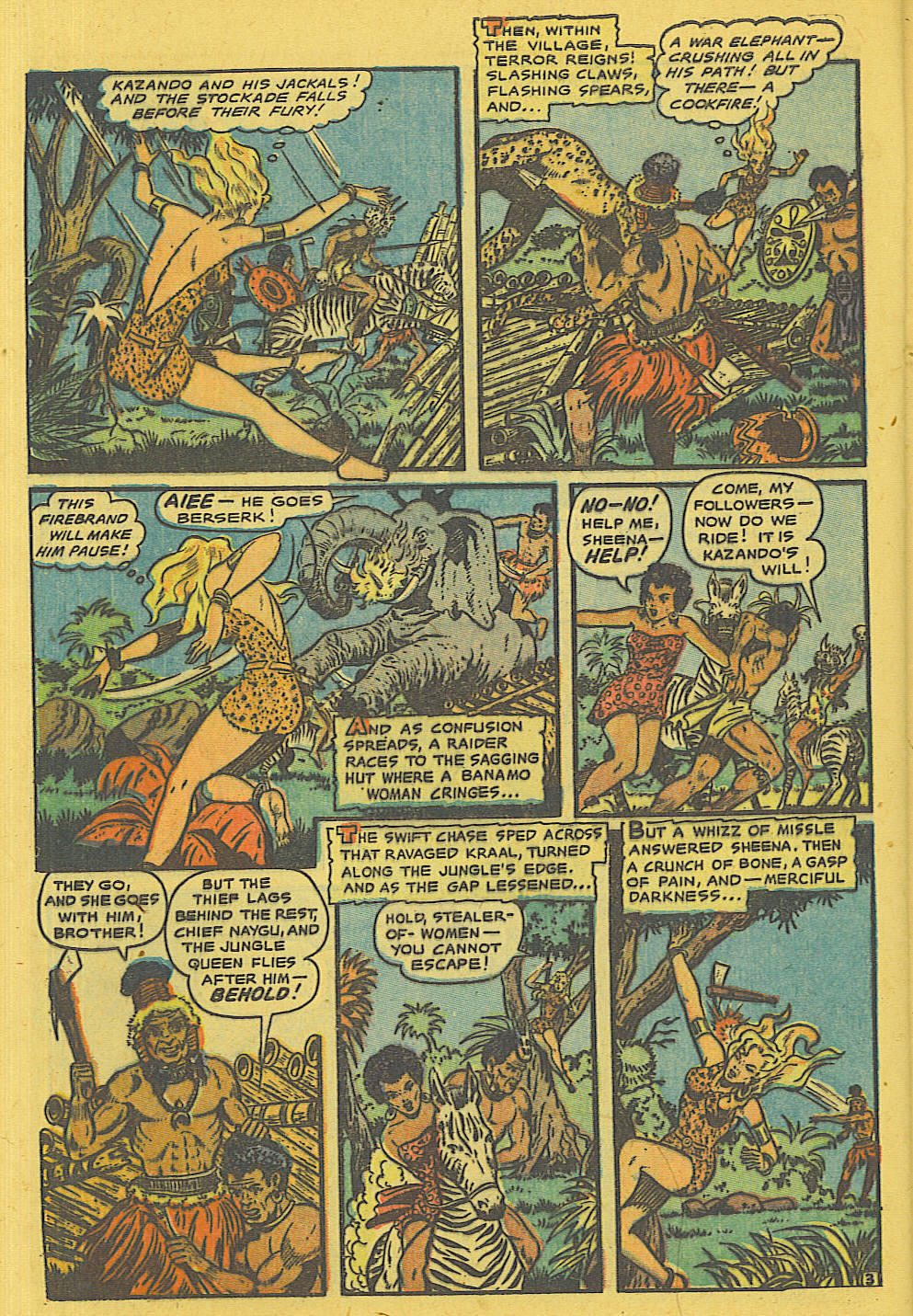Read online Sheena, Queen of the Jungle (1942) comic -  Issue #13 - 23