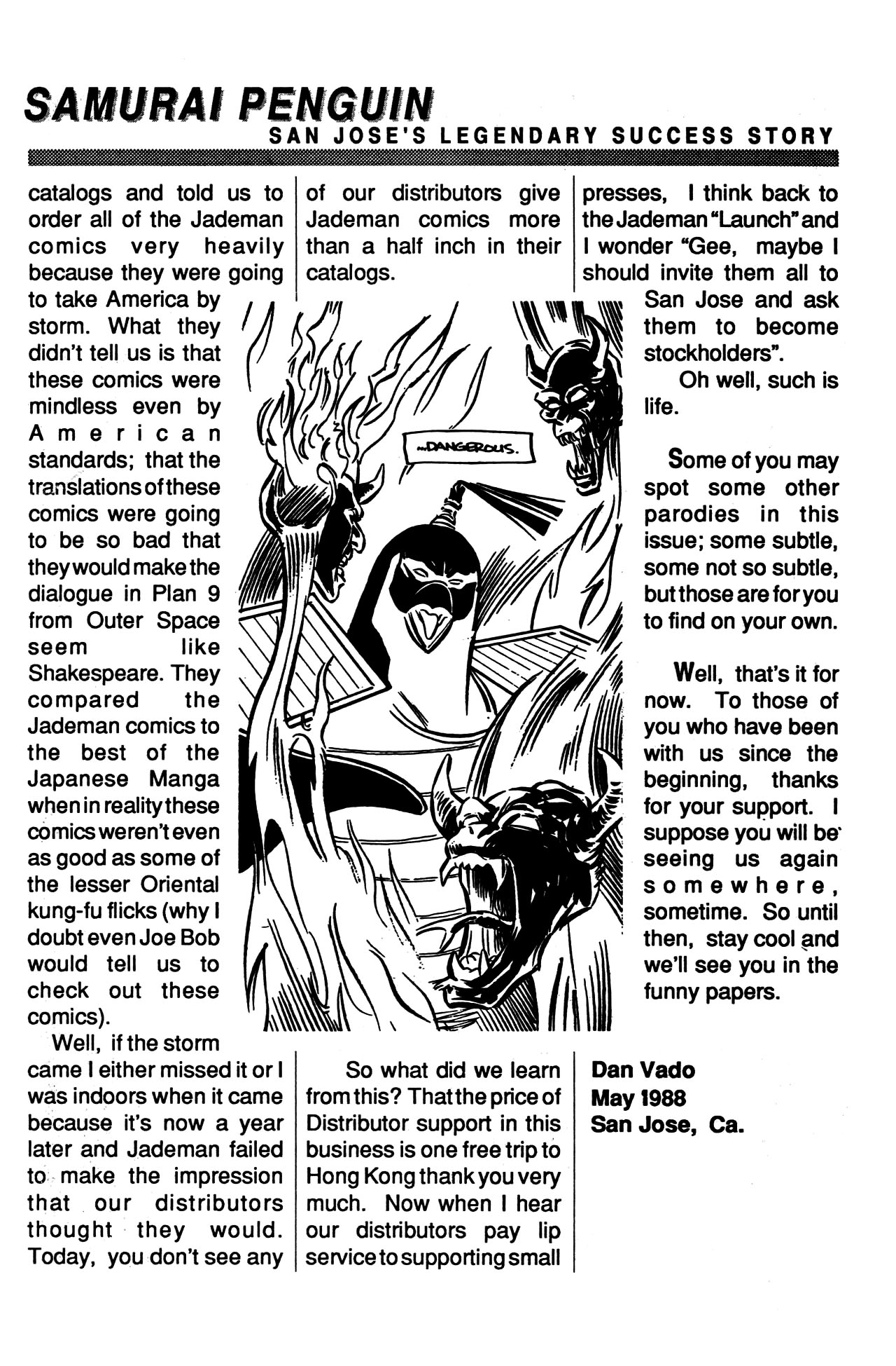 Read online Samurai Penguin comic -  Issue #8 - 16