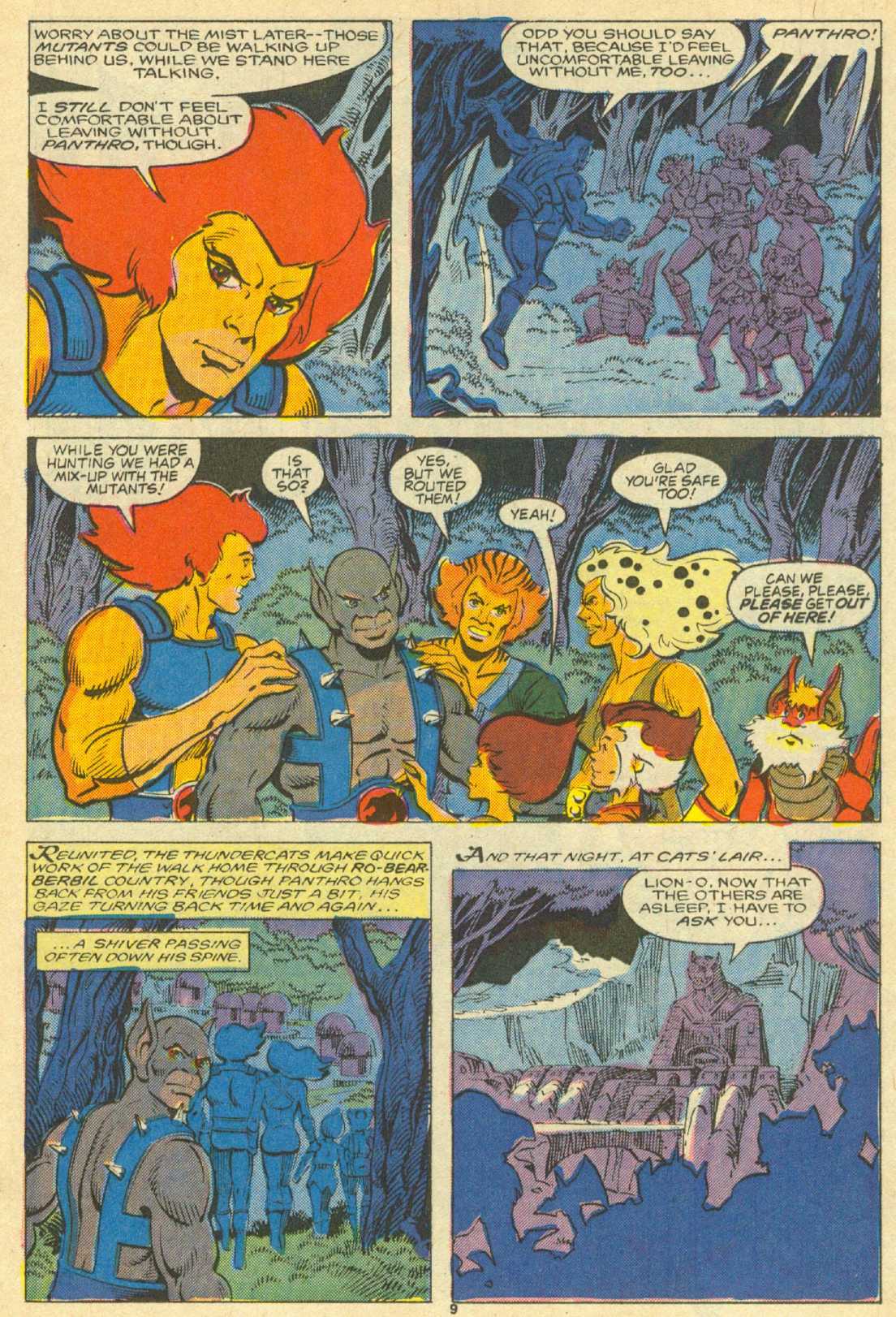 Read online ThunderCats (1985) comic -  Issue #10 - 10