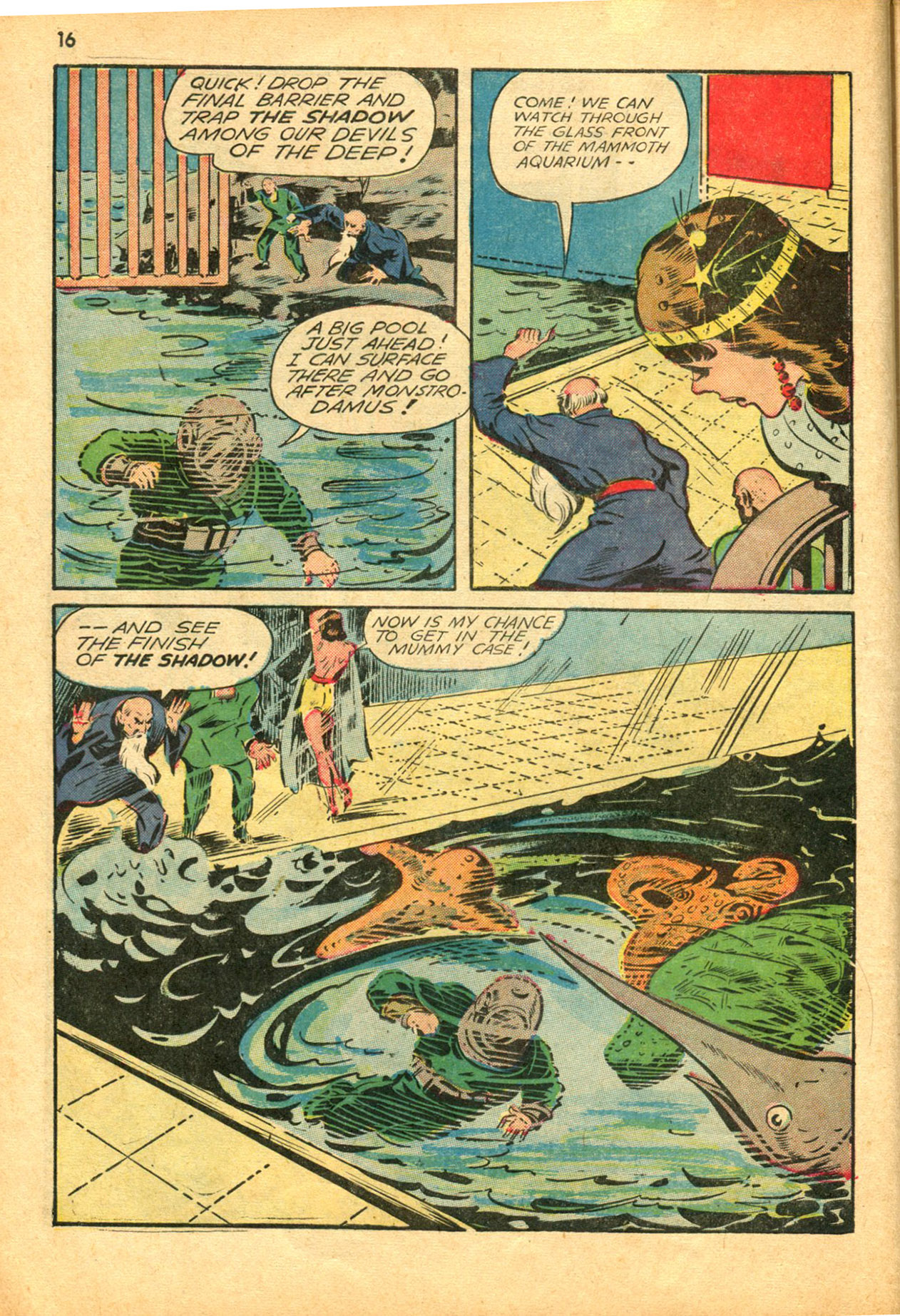 Read online Shadow Comics comic -  Issue #30 - 16