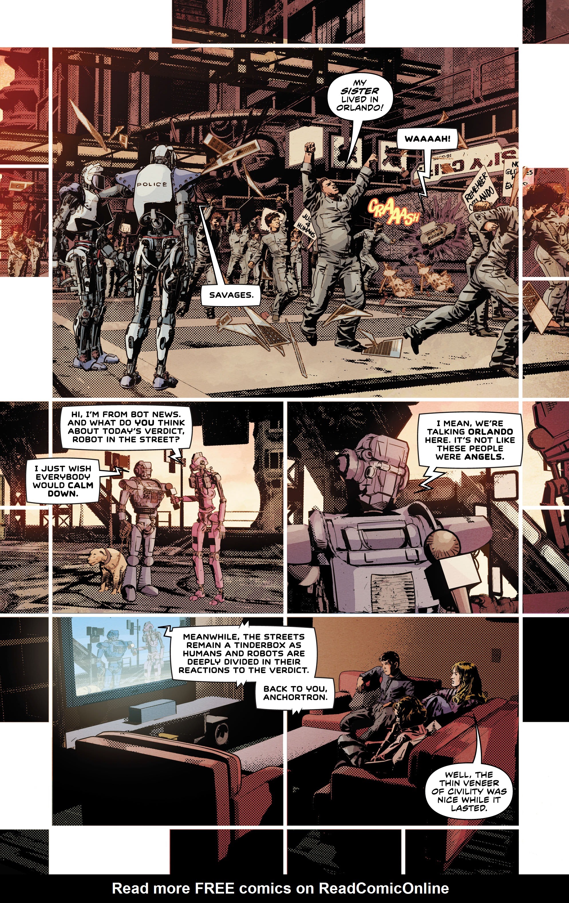 Read online Not All Robots comic -  Issue #2 - 6