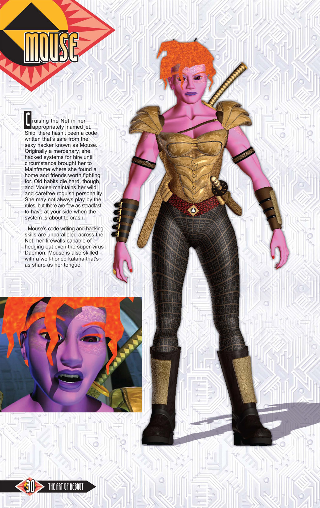Read online The Art of Reboot comic -  Issue # TPB - 29